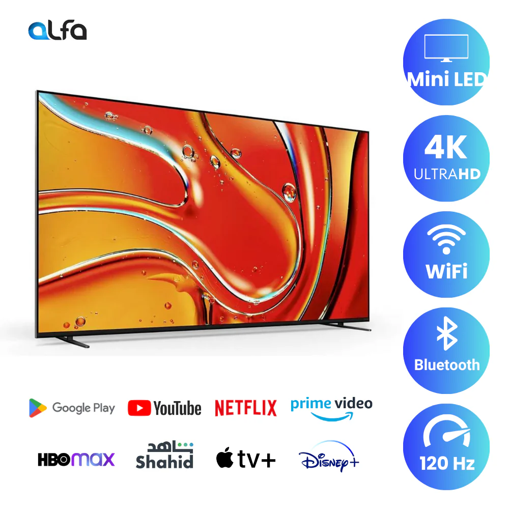 Sony 75 inch Android Smart QLED Mini LED TV- 4K - 120Hz, 75XR70 - Image 2