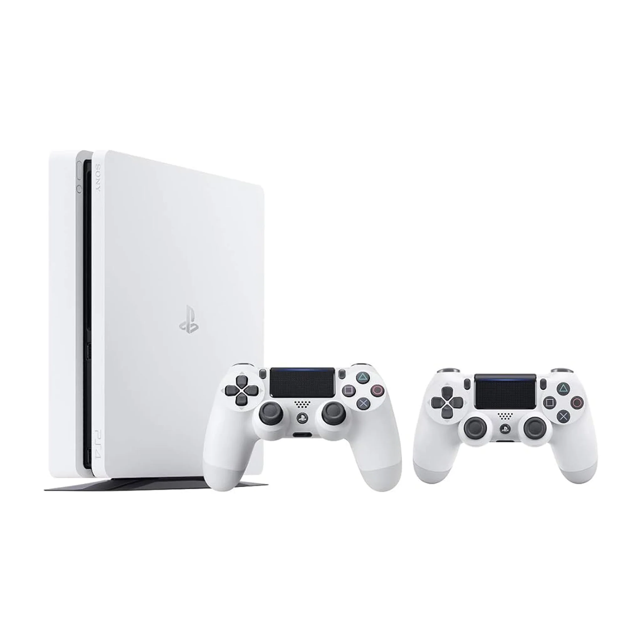 Sony Playstation 4 - 500 GB - Slim Version, PS4 (CUH-2000A B01) with 2 Controller