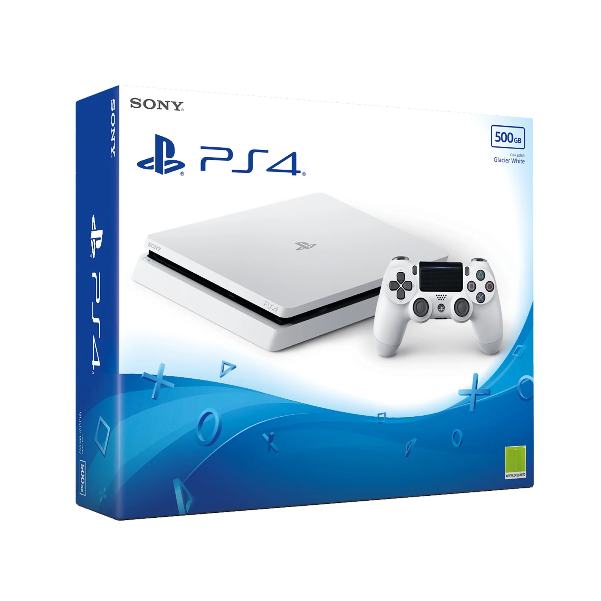 Sony Playstation 4 - 500 GB - Slim Version, PS4 (CUH-2000A B01) with 2 Controller - Image 3