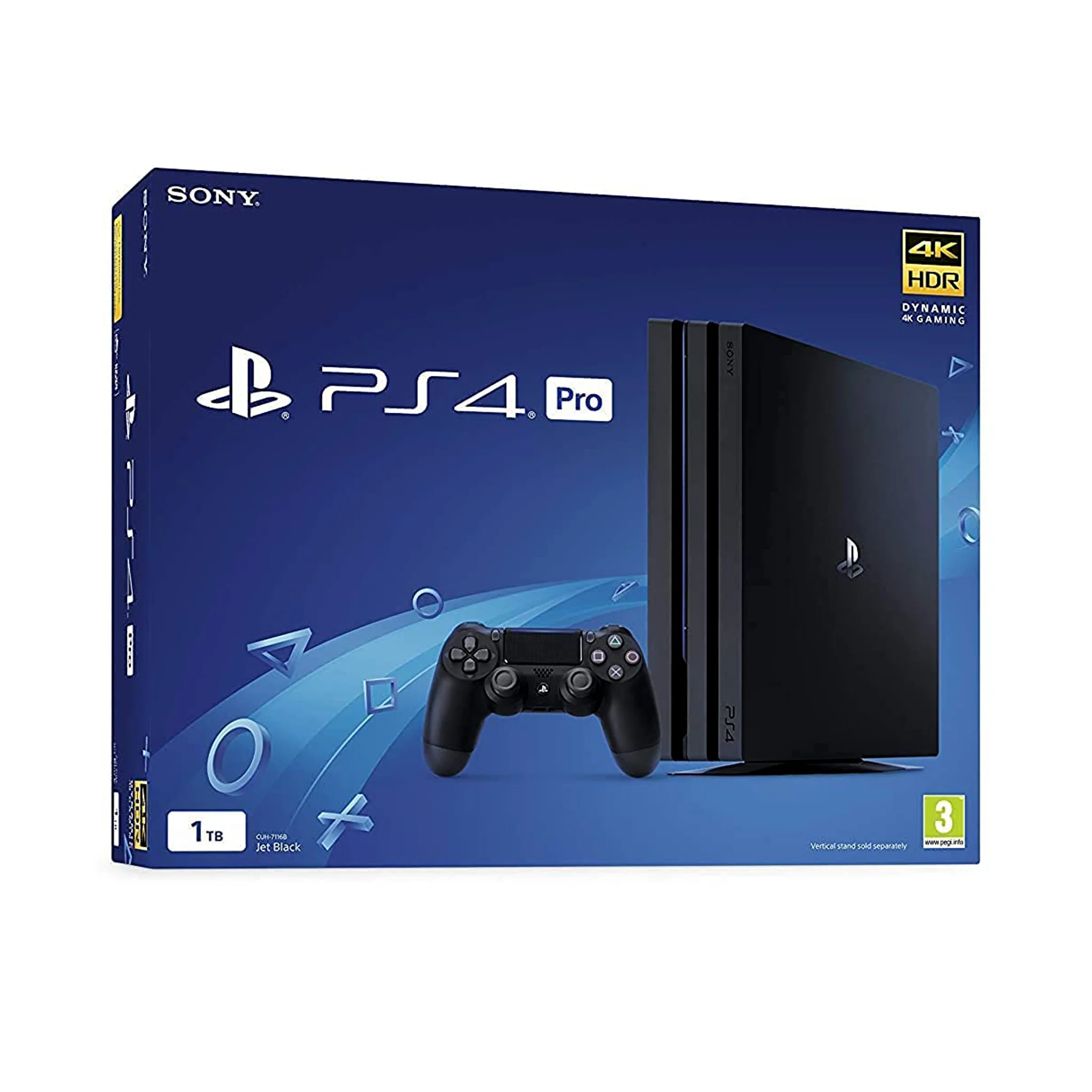 Sony Playstation 4 Pro - 1TB, PS4 (CUH-7000A B01) with 2 Controller - Image 4