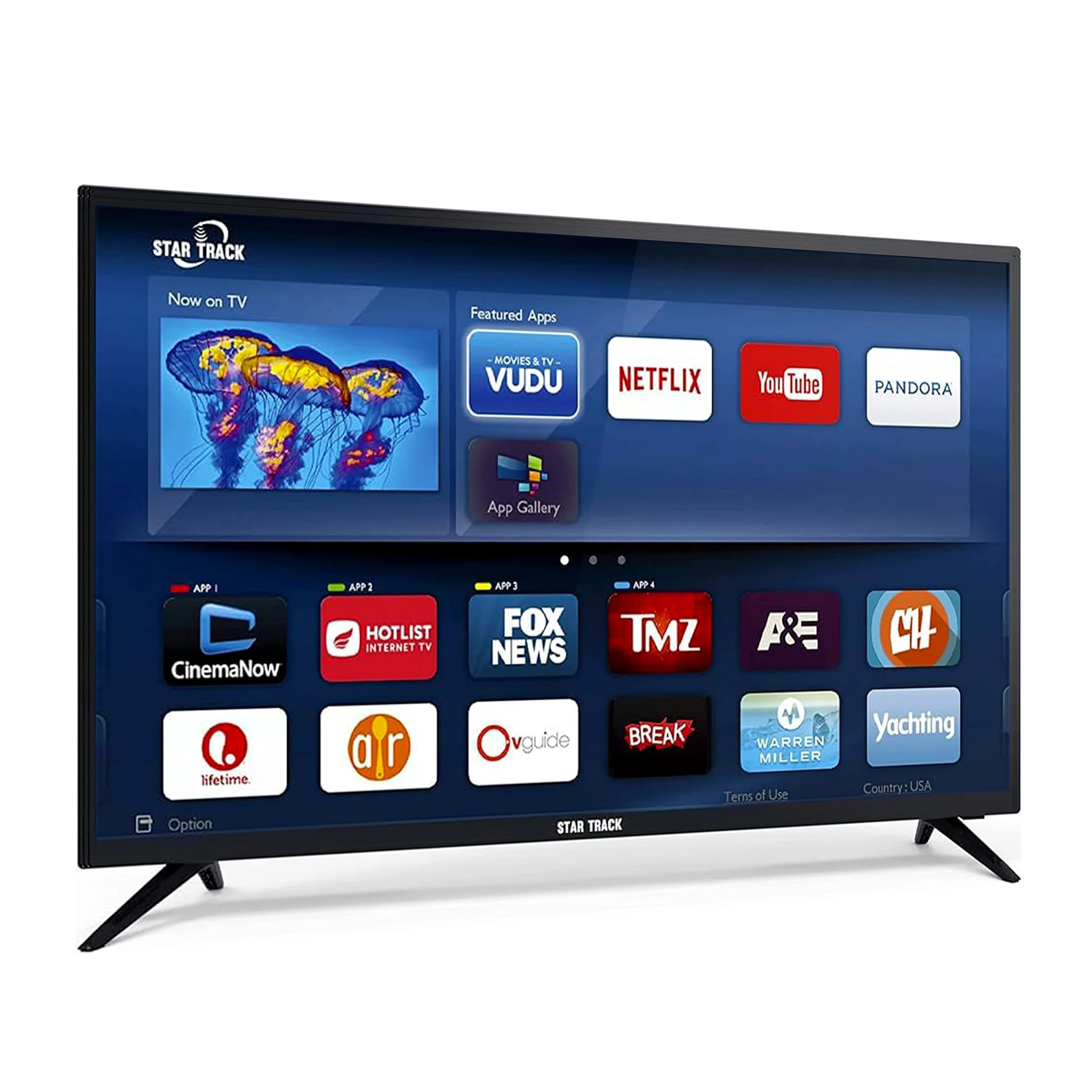 Star Track 85 inch Smart TV - 4K with Double Protection Glass, ST-85K- BB1200 - Image 2