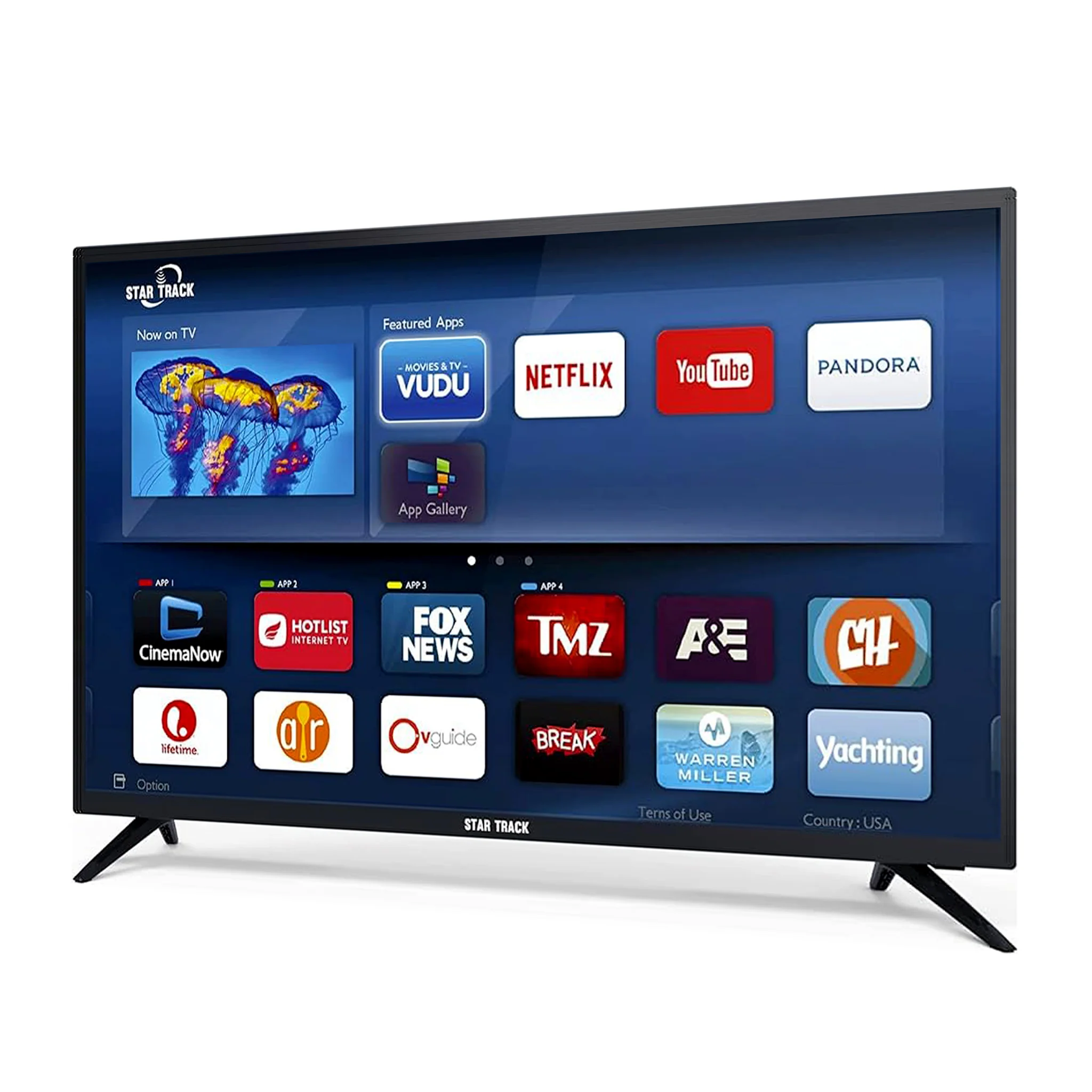 Star Track 85 inch Smart TV - 4K with Double Protection Glass, ST-85K- BB1200 - Image 3
