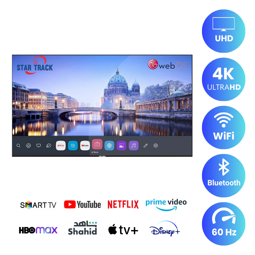 Star Track 86 inch Smart TV - 4K with LG WebOS, ST86-LG2200KTWEB - Image 3