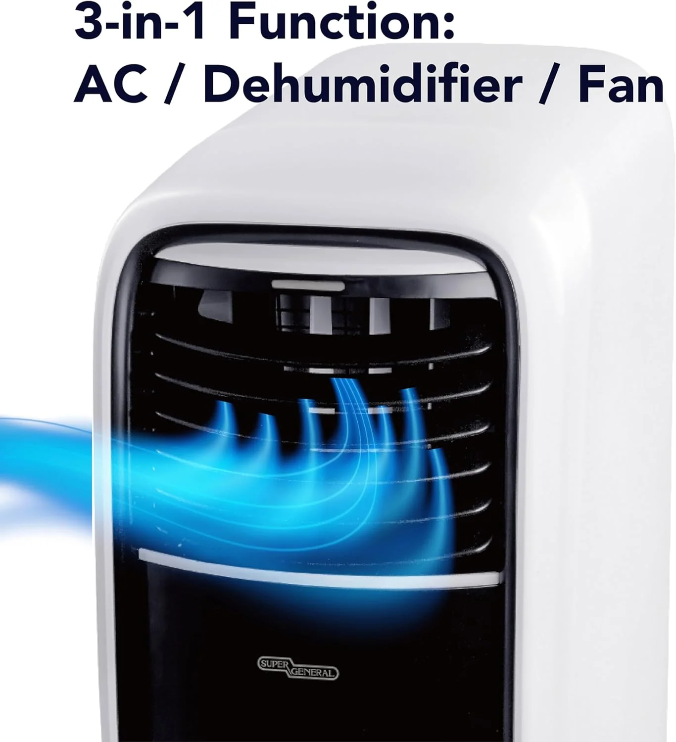 Super General 1 Ton T3 Portable Air Conditioner, SGP124T3 - Image 4