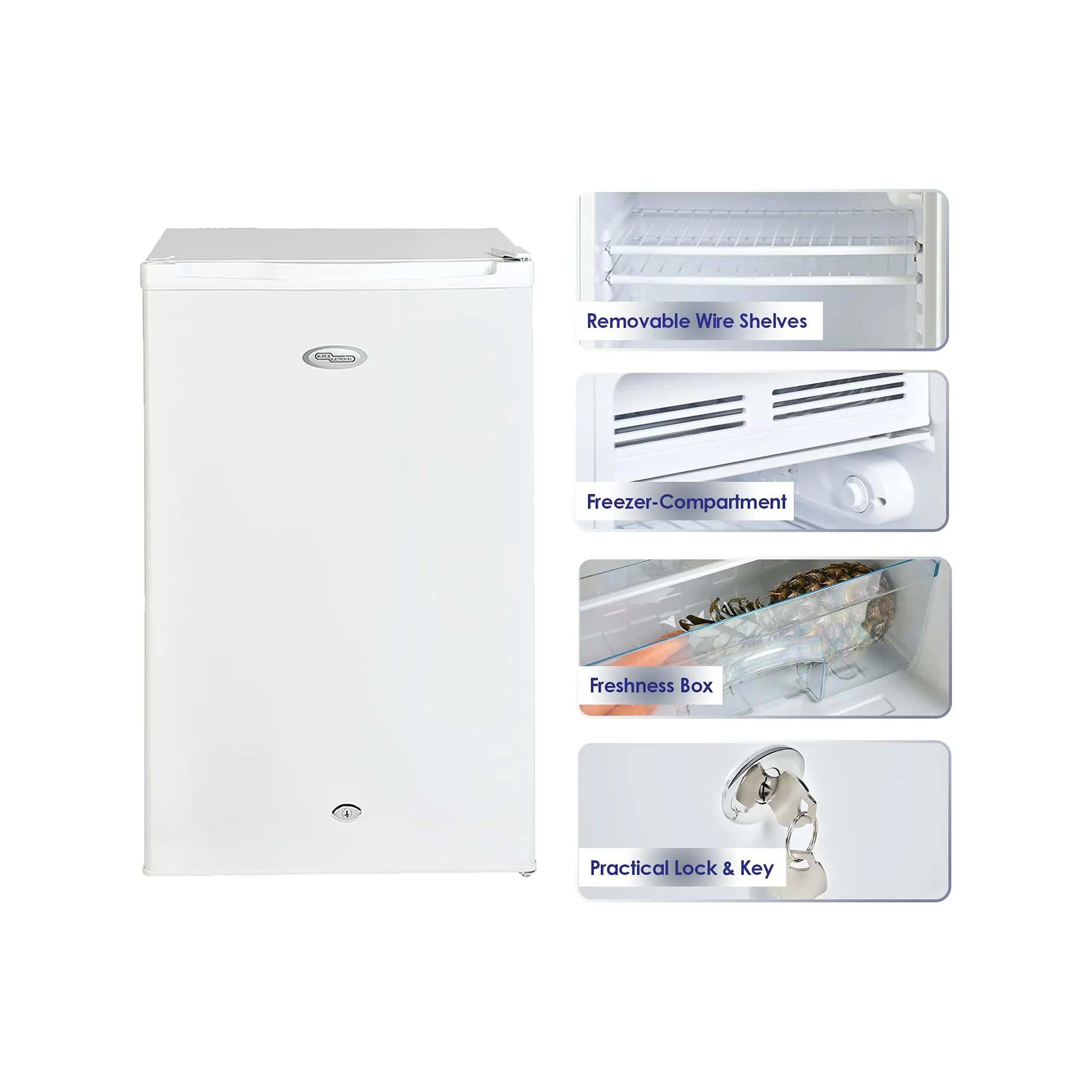 Super General 140 Liters Single Door Refrigerator, SGR060H - Image 3