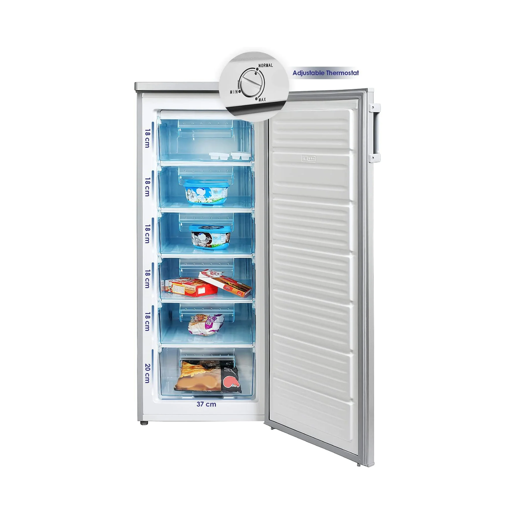Super General 170L Upright Freezer, SGUF 307HS1 - Image 3
