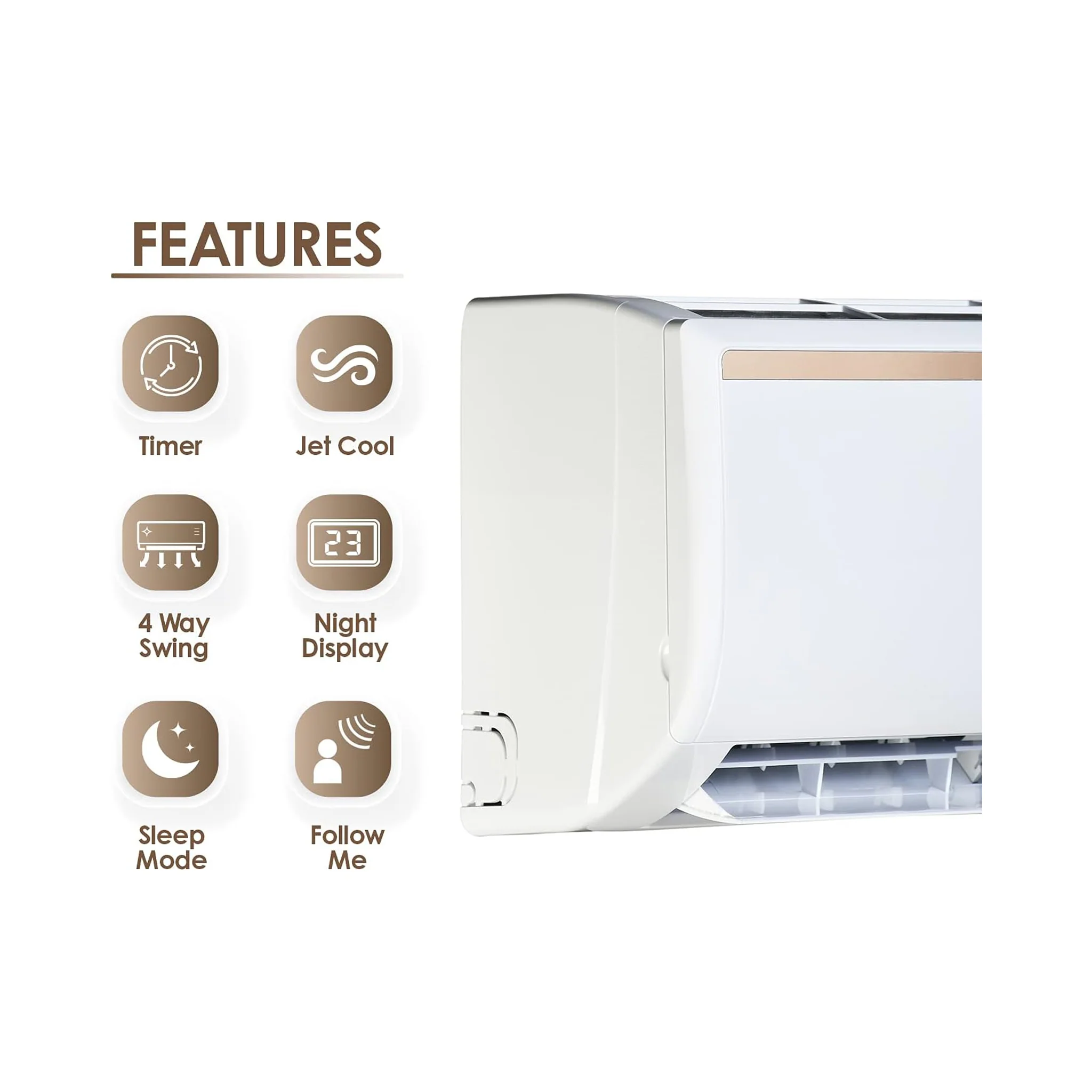 Super General 2 Ton Rotary T3 Split Air Conditioner, SGS249AE - Image 5