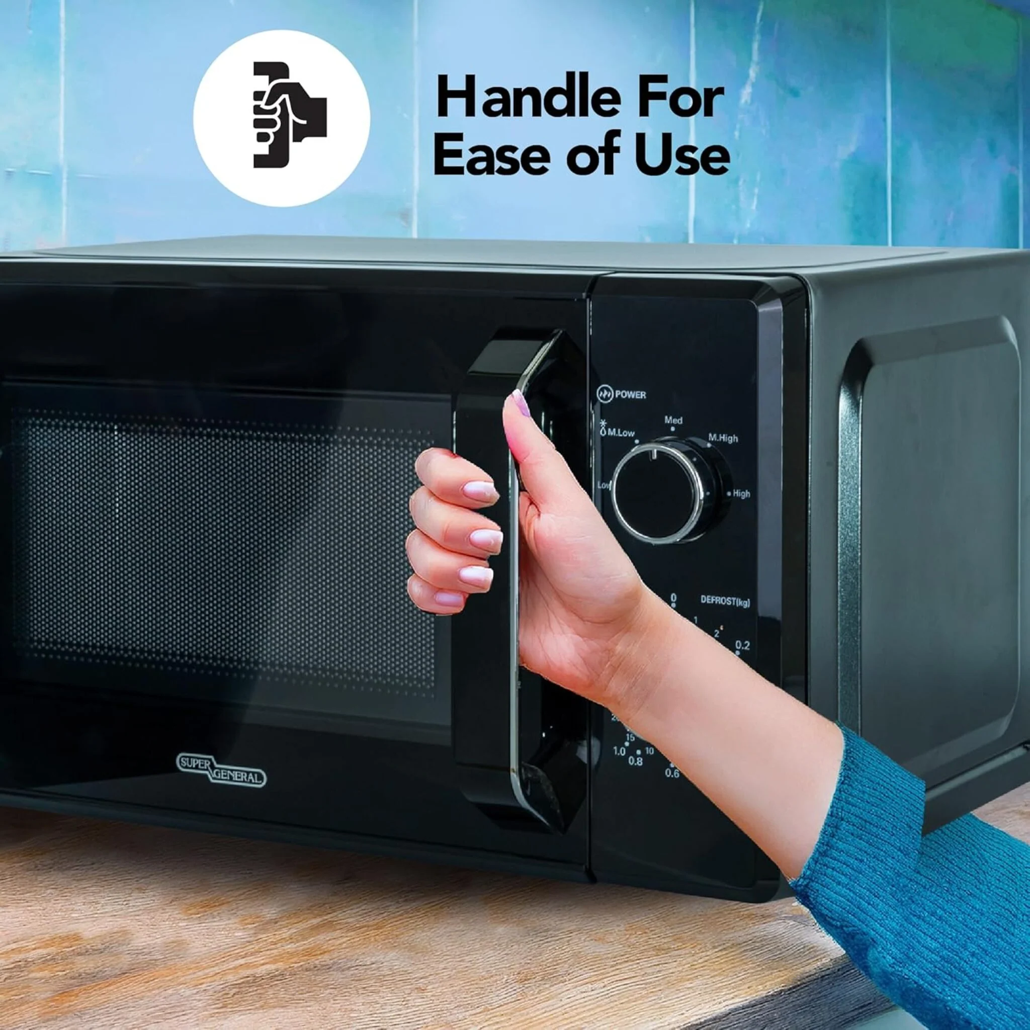 Super General 20L Microwave Oven, SGMM921NHB - Image 4