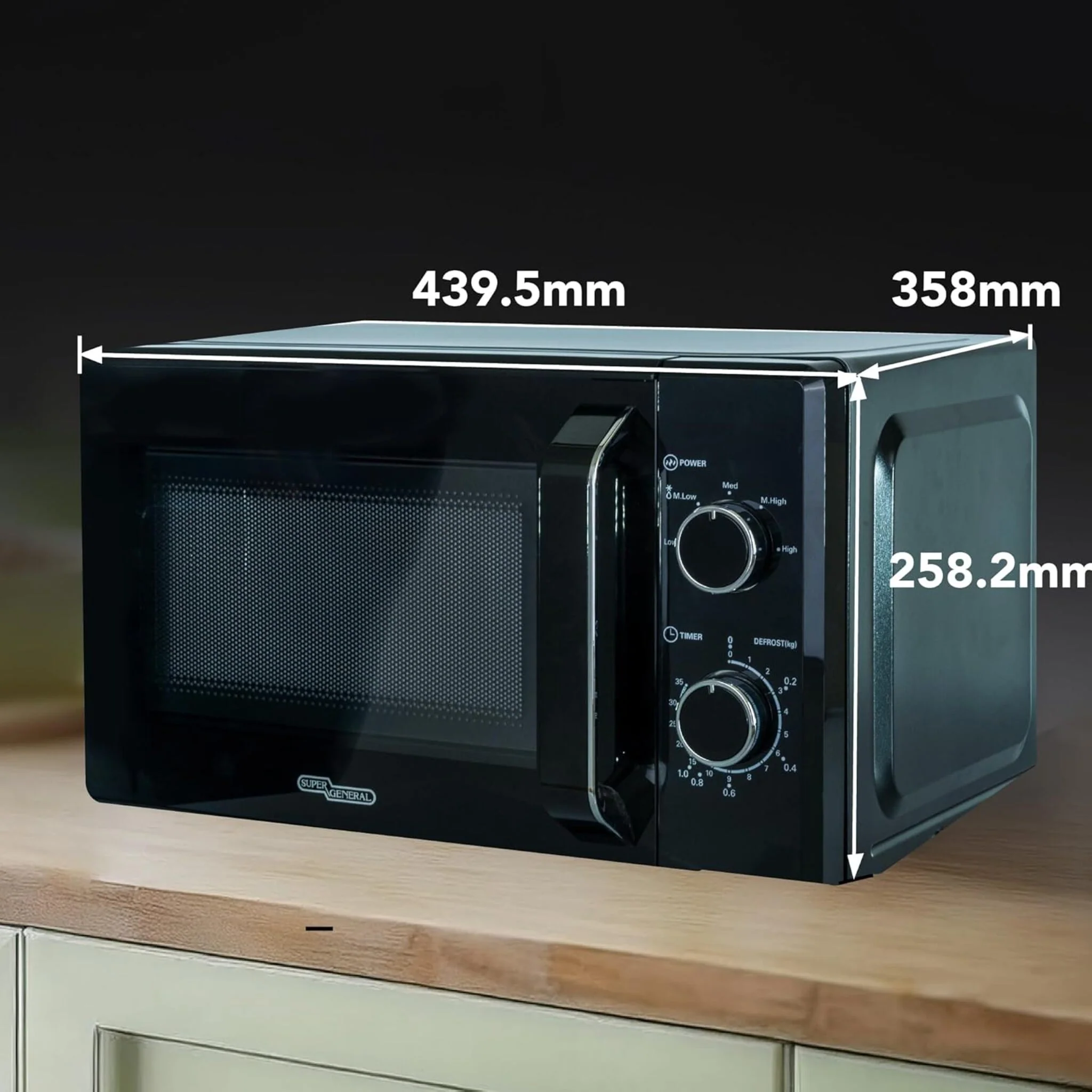 Super General 20L Microwave Oven, SGMM921NHB - Image 7