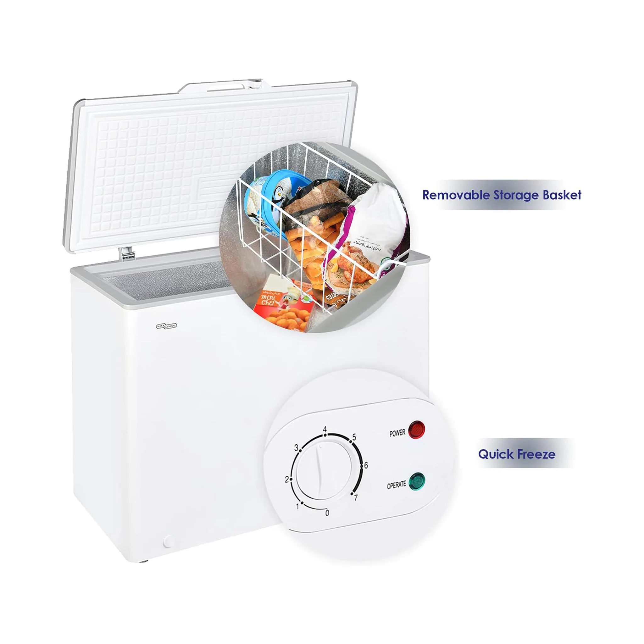 Super General 250 Liter Chest Freezer, SGF244H - Image 5