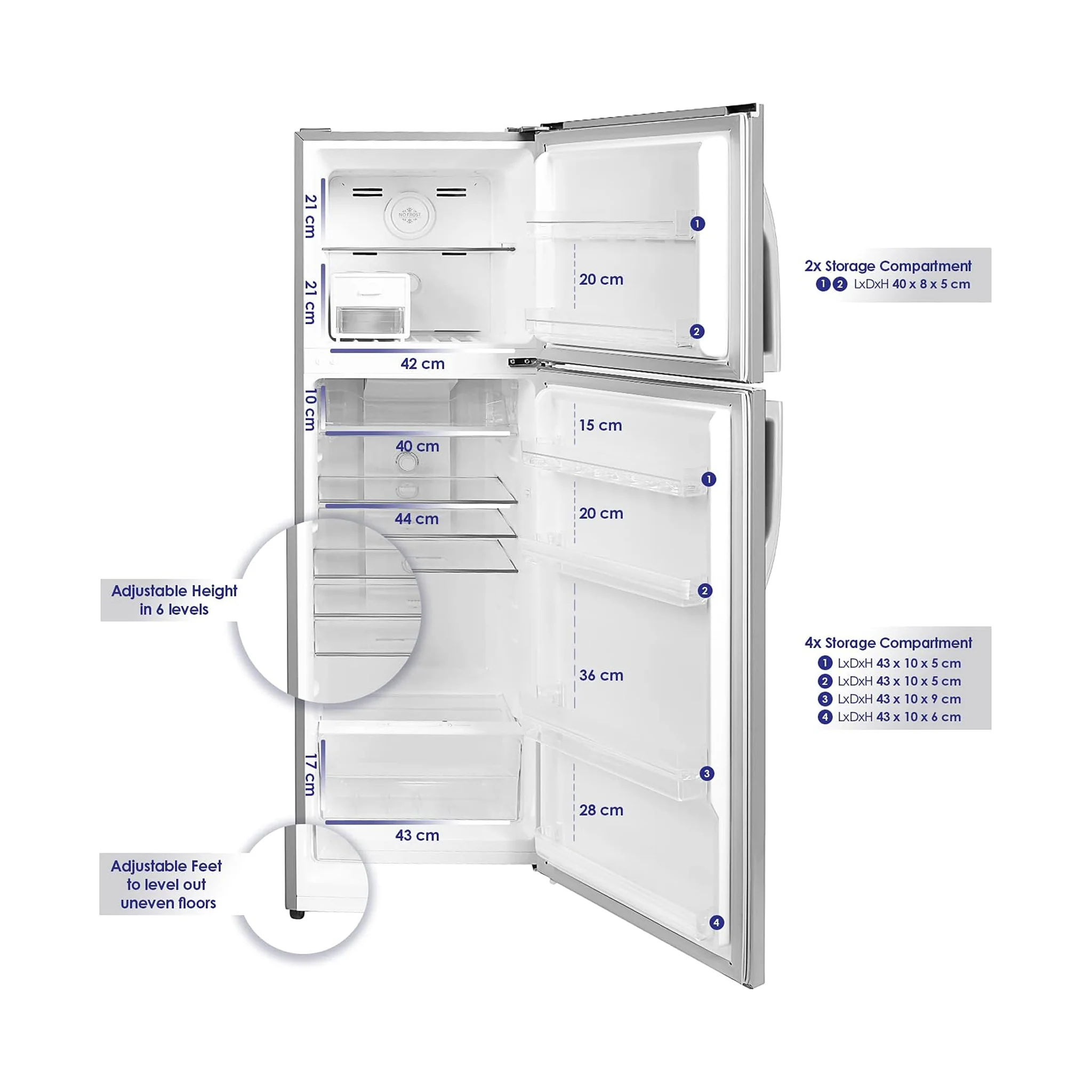 Super General 360 Litters Refrigerator, SGR-360I - Image 5