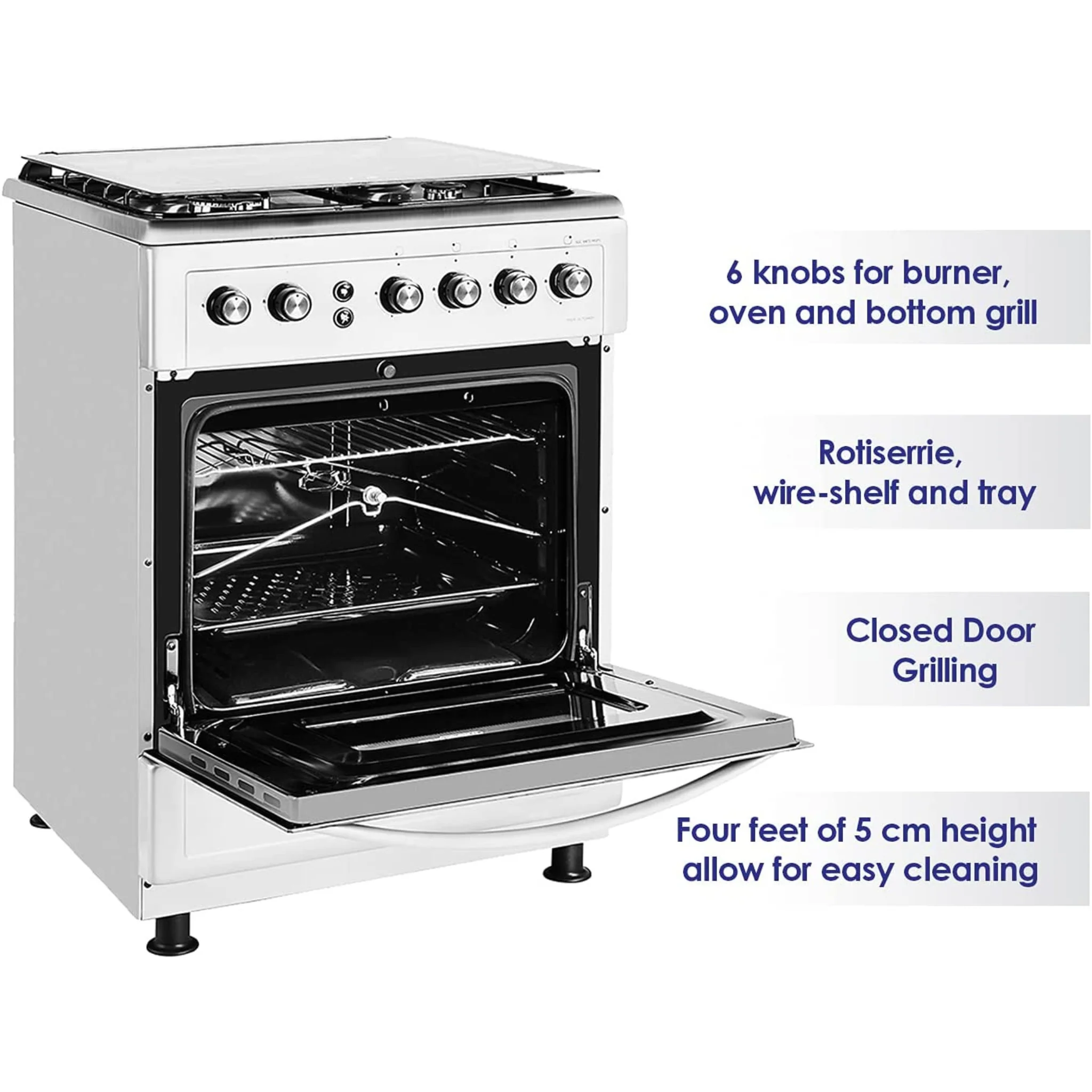 Super General 60x60 Cooking Range, SGC 6471 MSFS - Image 2