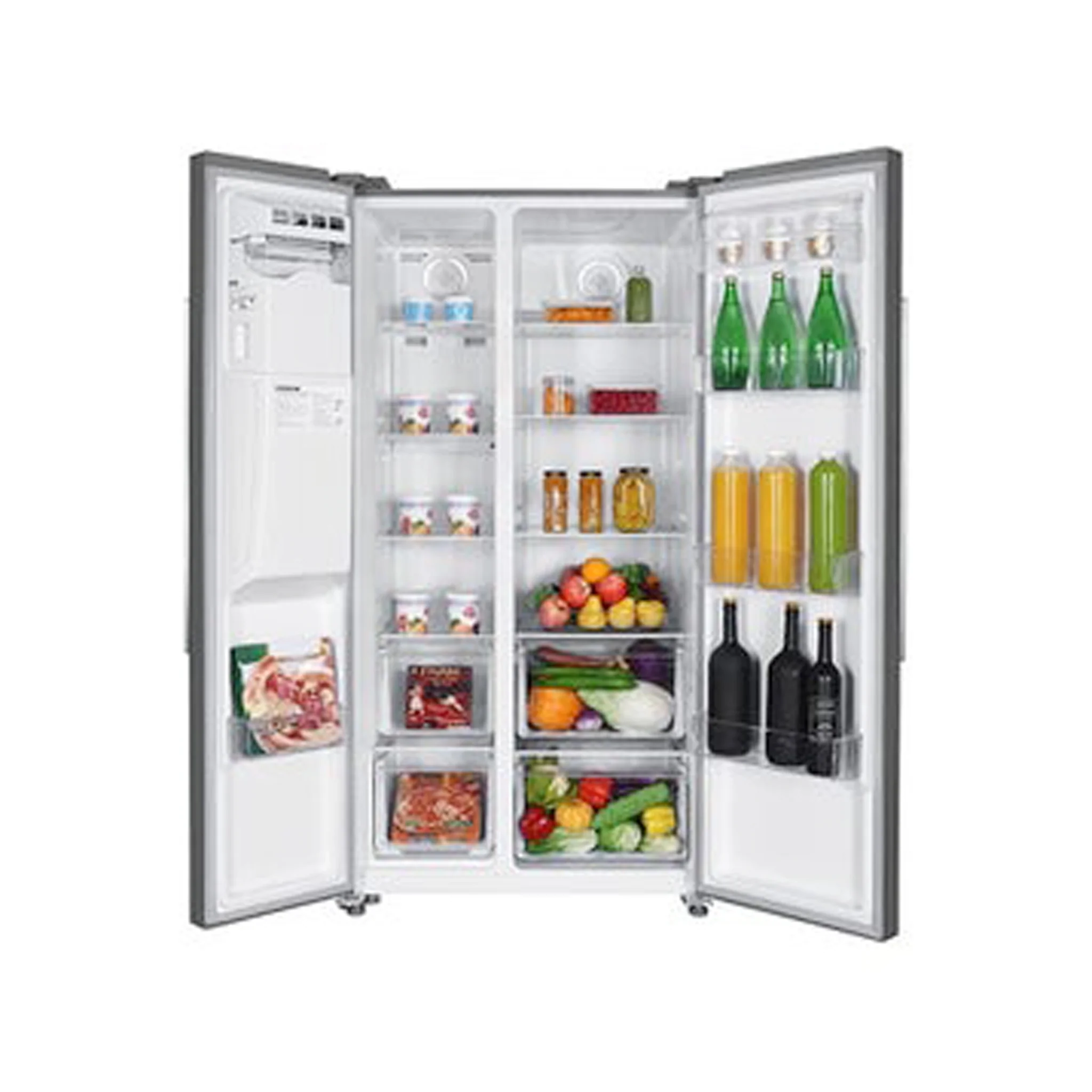 Super General 870L Side by Side Refrigerator, SGR870SBS-SS - Image 3
