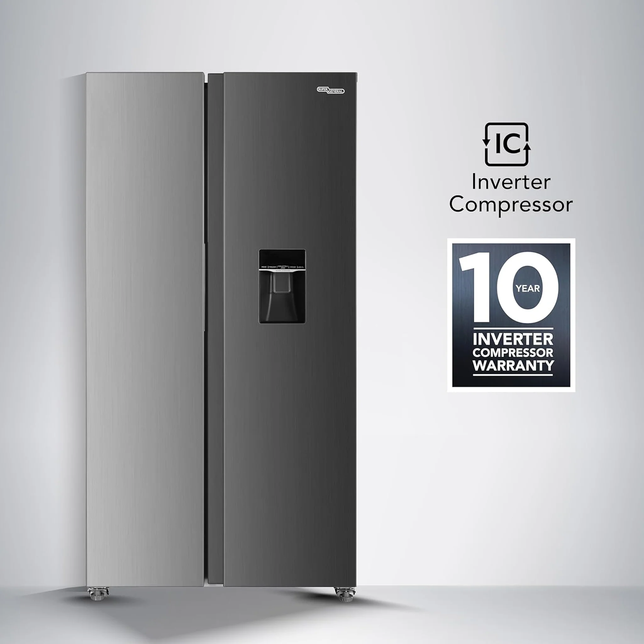 Super General 880L Side by Side Refrigerator, SGR880SBSE - Image 4