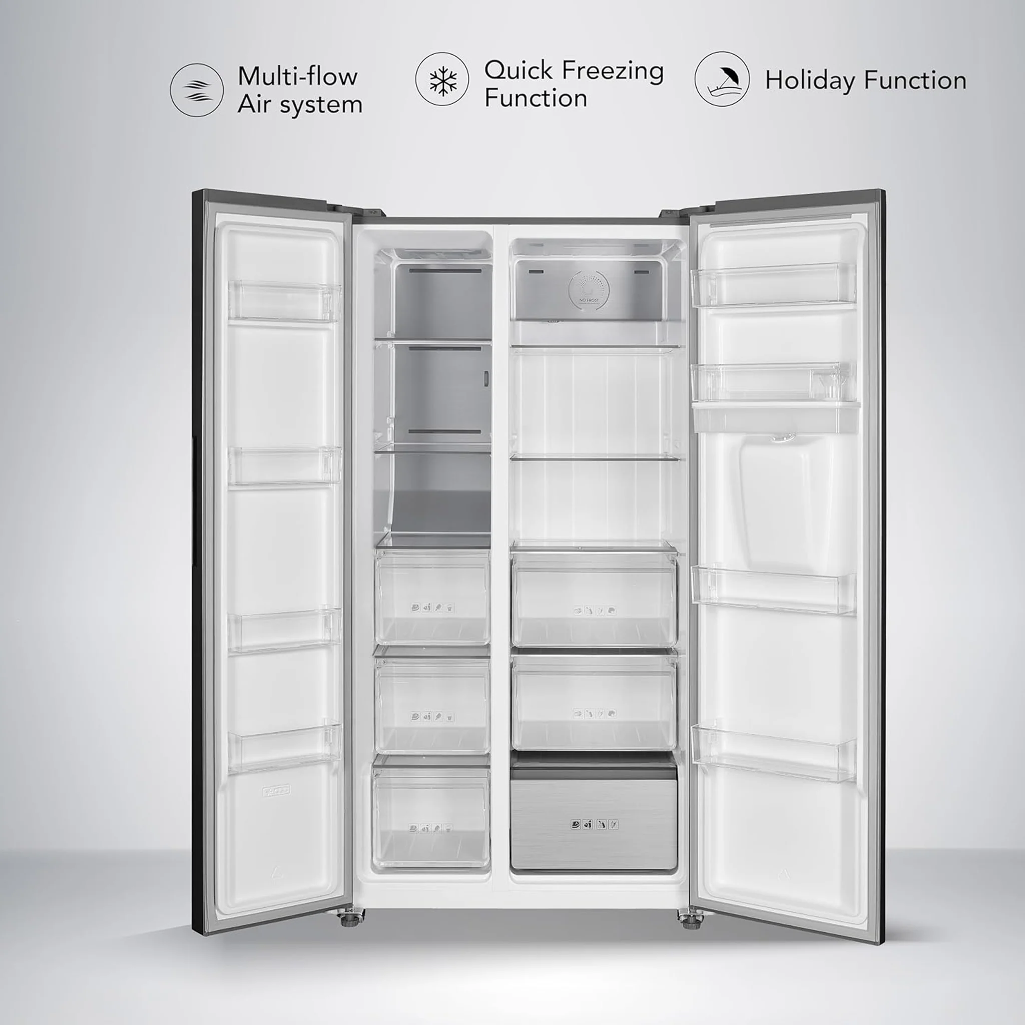 Super General 880L Side by Side Refrigerator, SGR880SBSE - Image 7