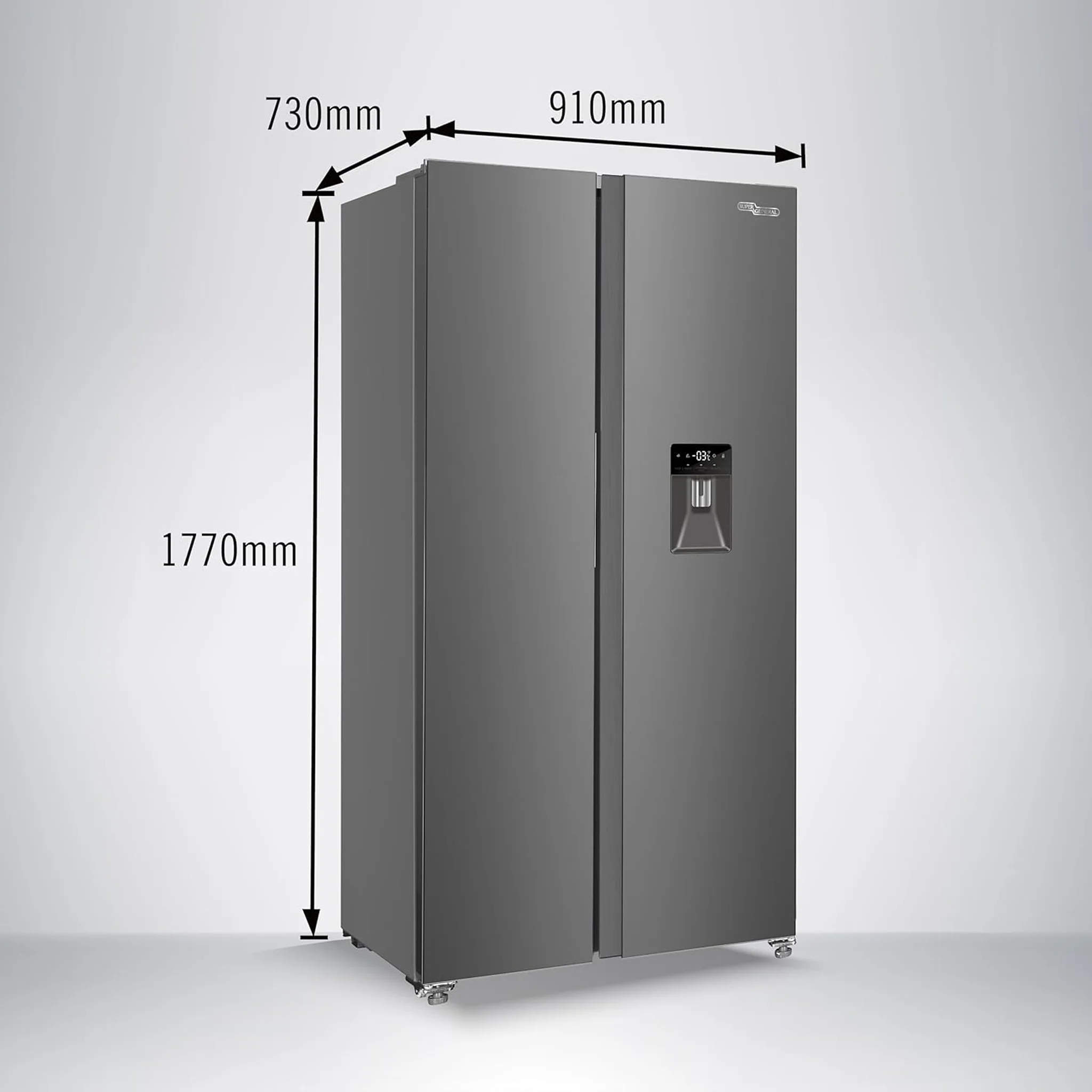 Super General 880L Side by Side Refrigerator, SGR880SBSE - Image 8