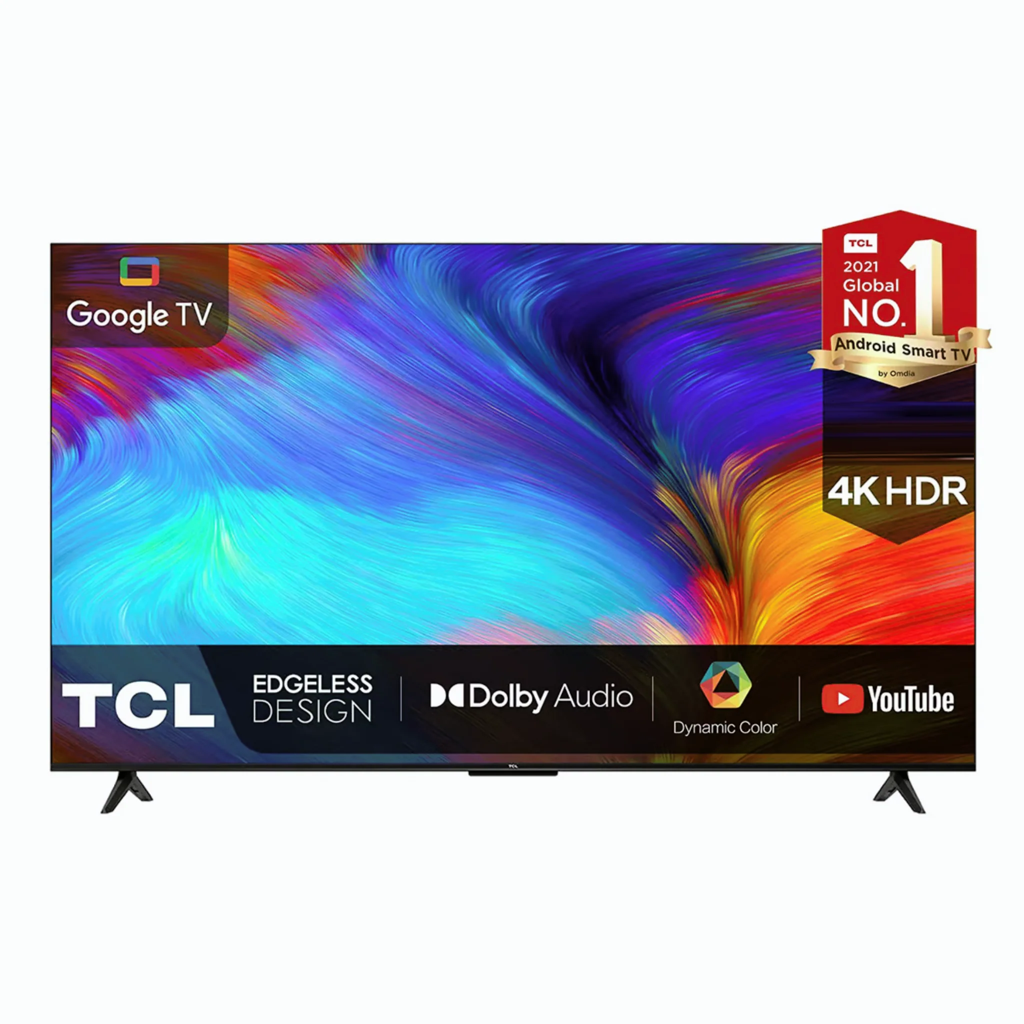 TCL 50 inch Android Smart TV - 4K, 50P745