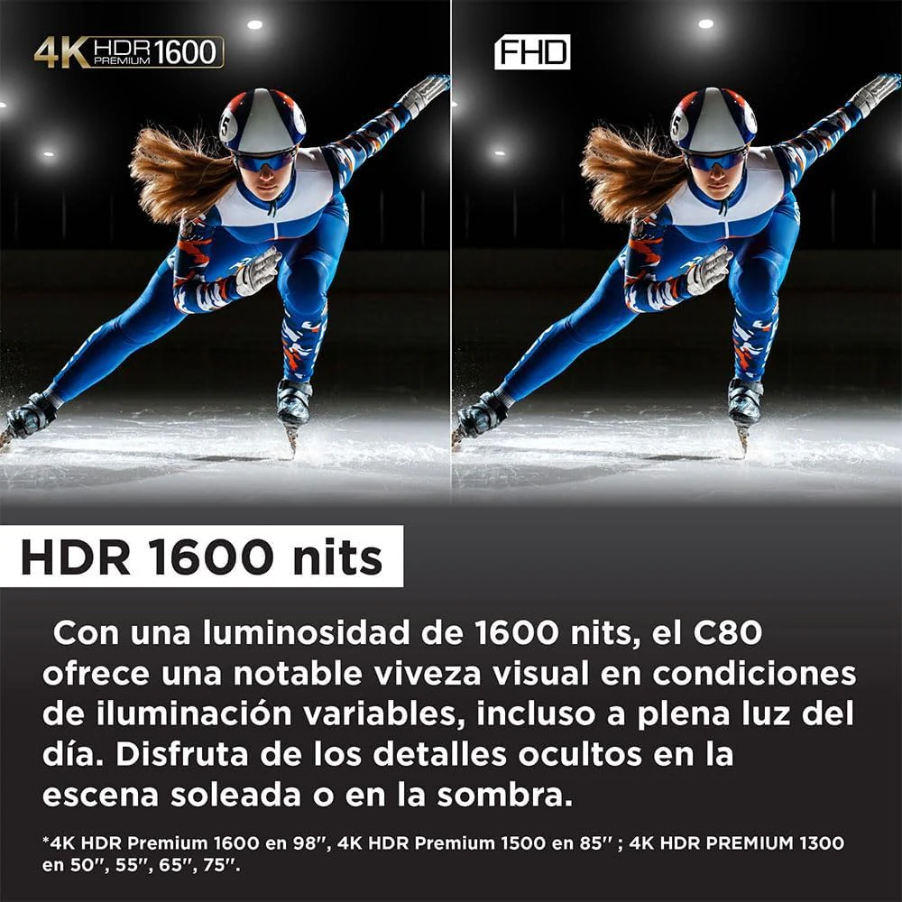 TCL 55 inch Android Smart QLED Mini LED TV - 4K - 144Hz, 55C805 - Image 8