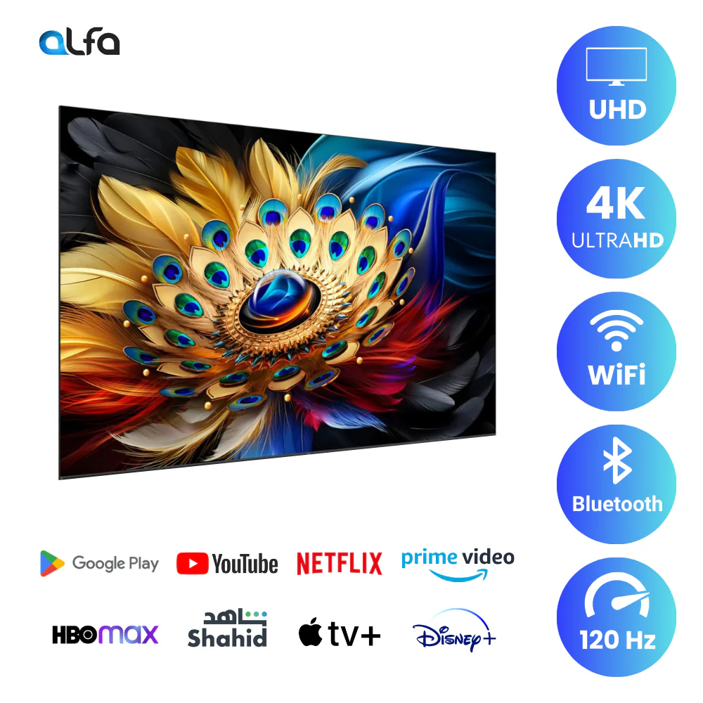 TCL 55 inch Android Smart QLED TV - 4K - 120Hz, 55C655 Pro - Image 2