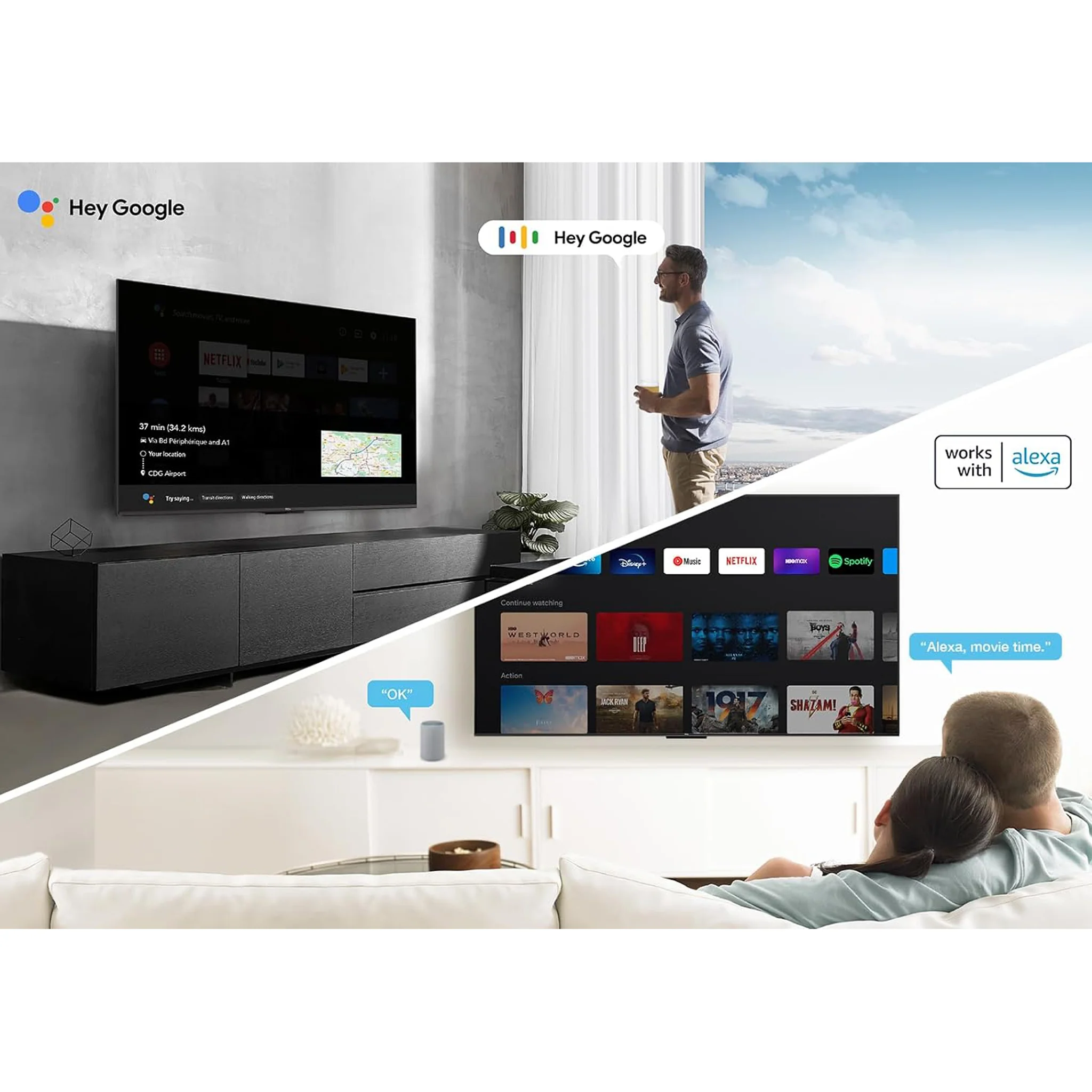 TCL 55 inch Android Smart TV - 4K, 55P639 - Image 5
