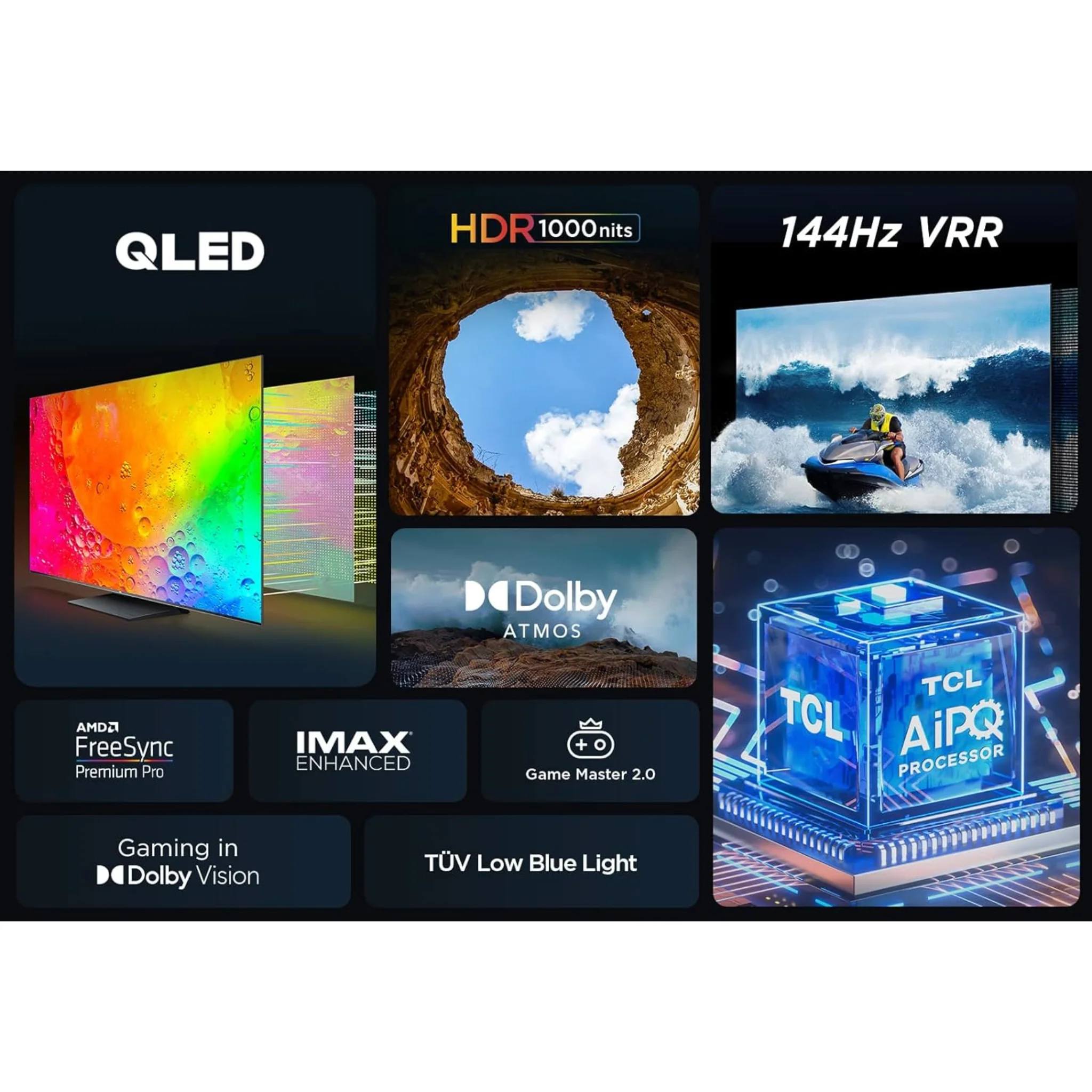 TCL 55 inch Smart QLED Mini LED TV - 4K - 144Hz, 55C839 - Image 6