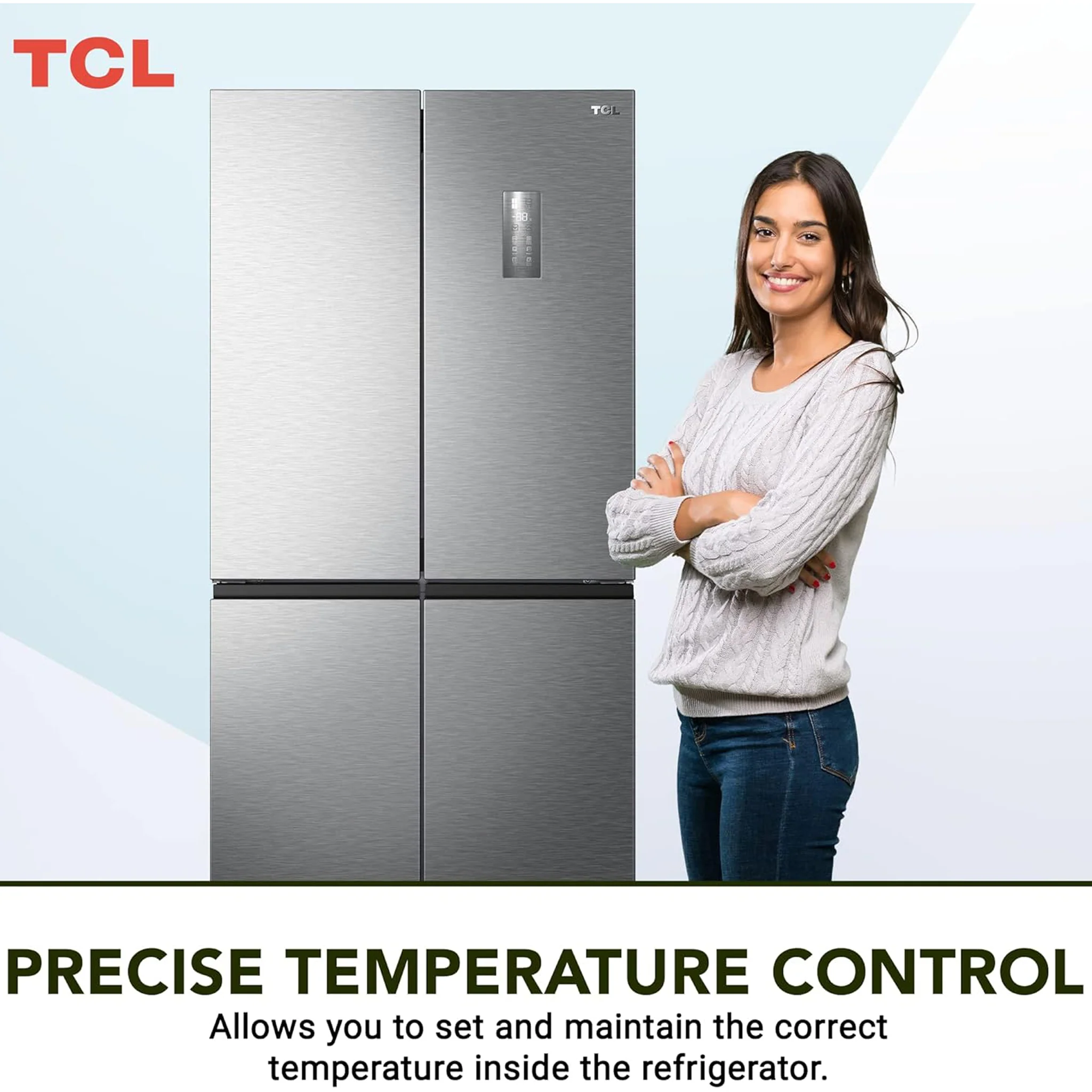 TCL 560L Inverter French Door Refrigerator, P560CDN - Image 6
