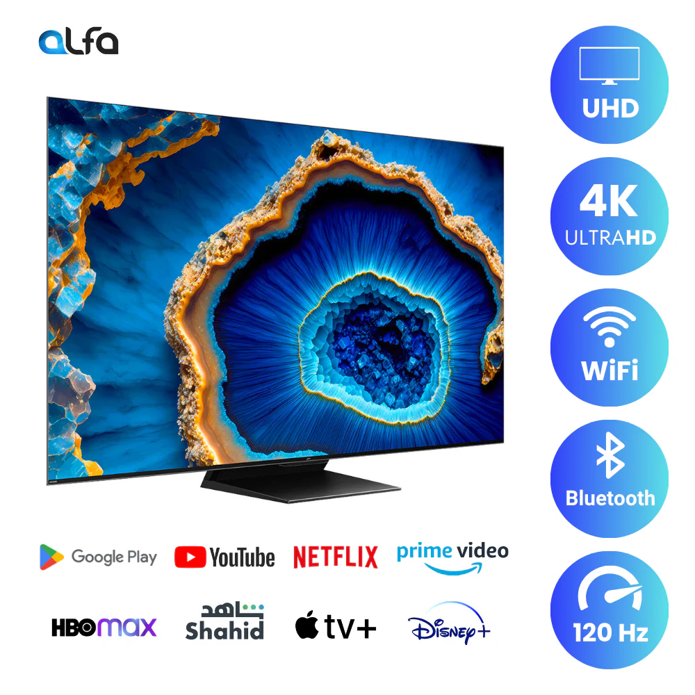 TCL 75 inch Android Smart QLED Mini LED TV - 4K, 75C855 - Image 2