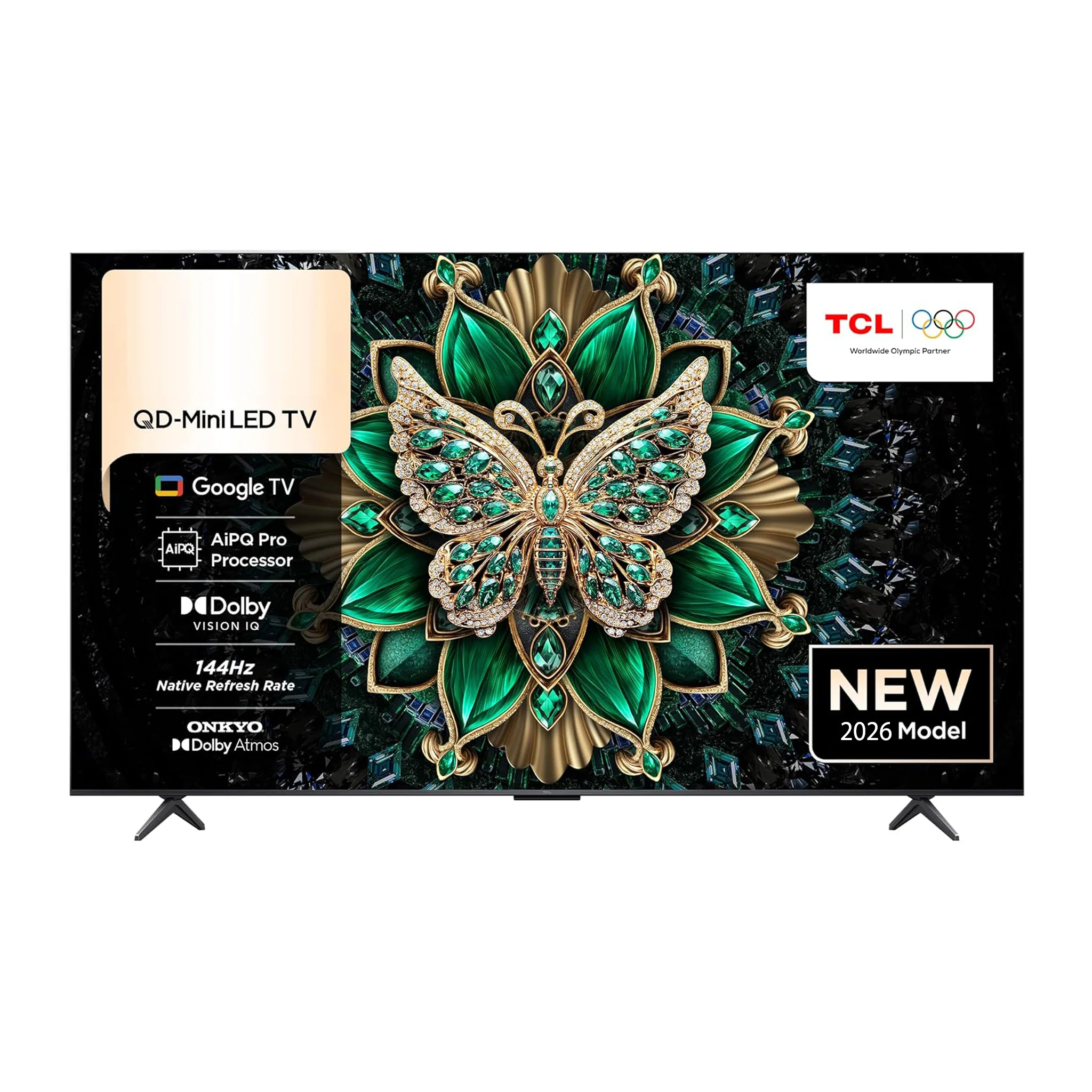 TCL 75 inch Android Smart QLED Mini LED TV - 4K - 144Hz, 75C6K