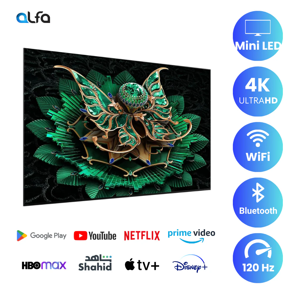TCL 75 inch Android Smart QLED Mini LED TV - 4K, 75C805 - Image 2