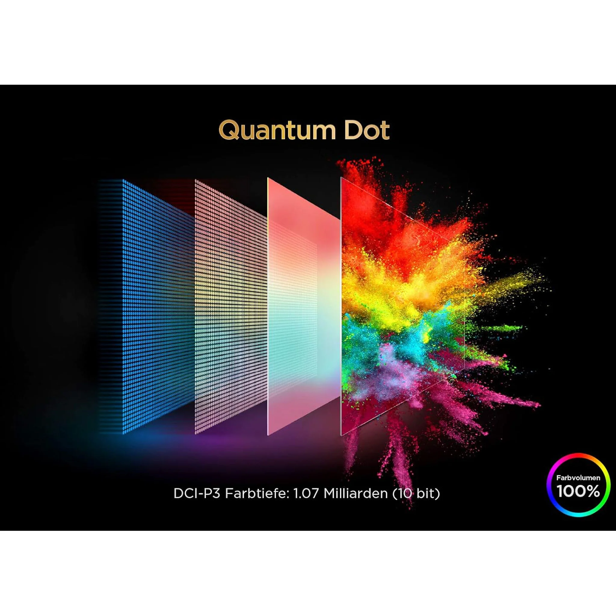 TCL 75 inch Android Smart QLED TV, 75C721 - Image 4