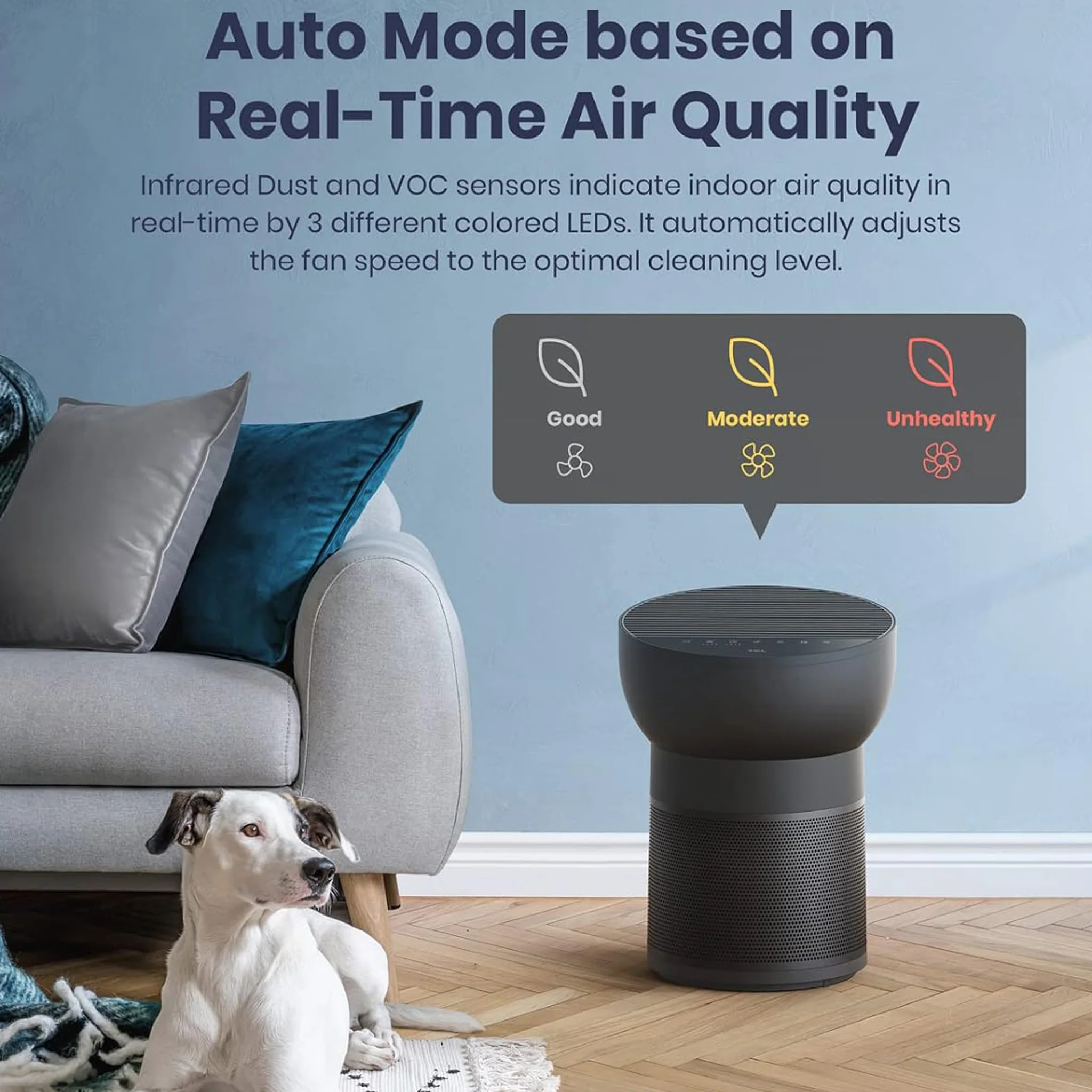 TCL Breeva A2 Smart Air Purifier with 4-Stage Clean, A2 - Image 3