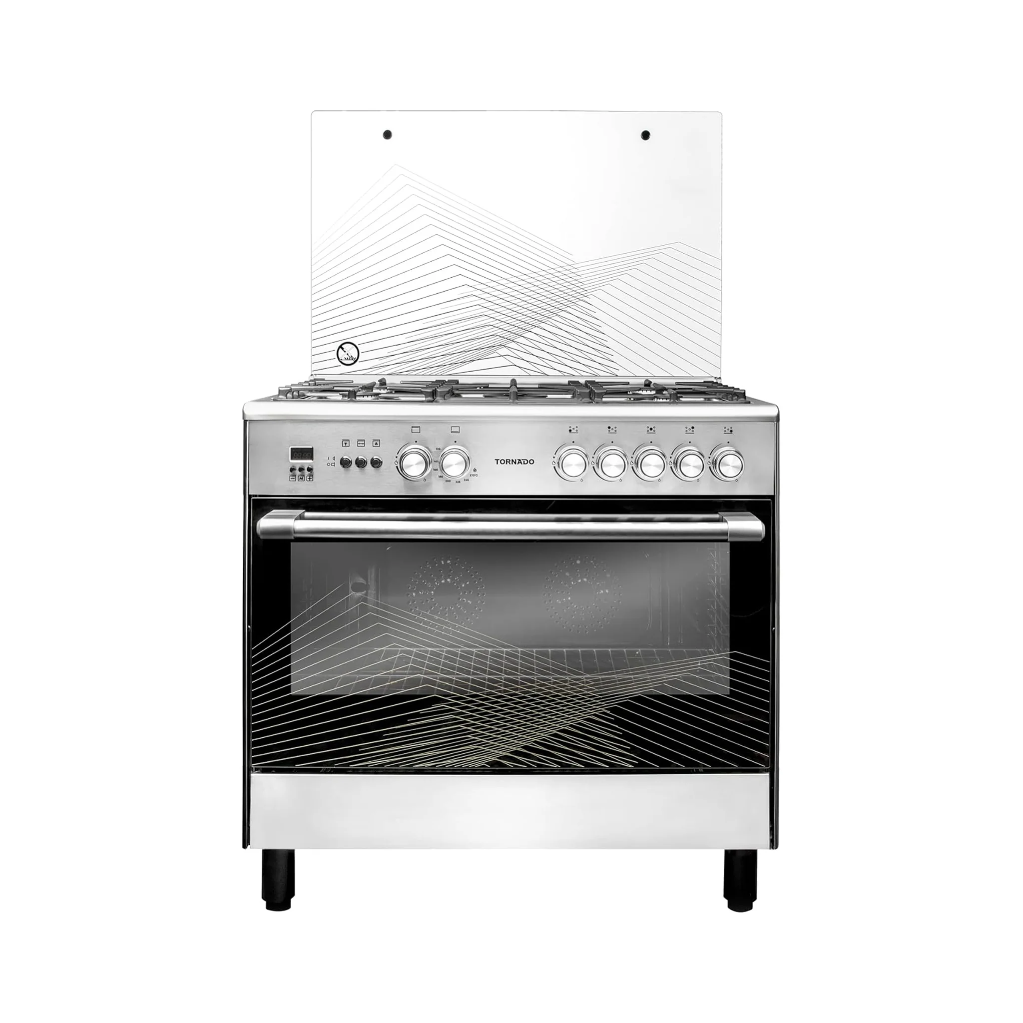 Tornado 90X60 Cm 5 Burner Cooking Range, 9T10HLA1X0ASG