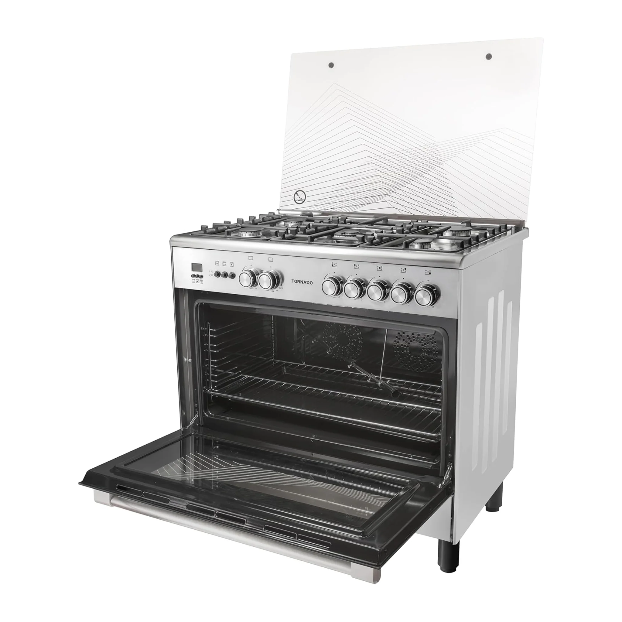 Tornado 90X60 Cm 5 Burner Cooking Range, 9T10HLA1X0ASG - Image 4