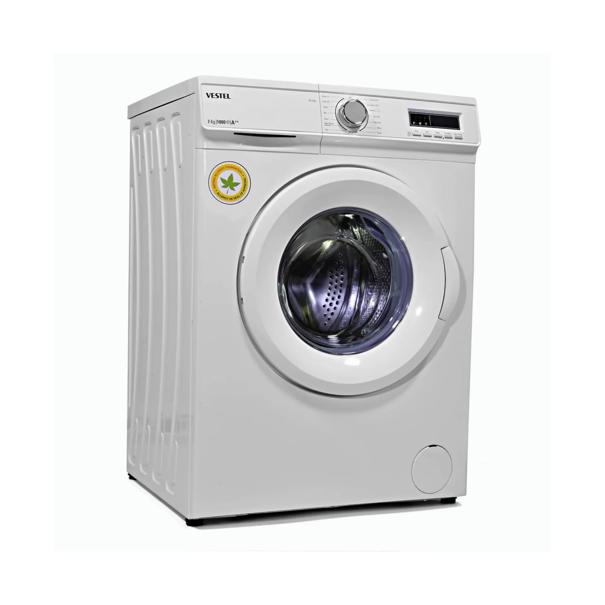 Vestel 7KG Fully Automatic Washing Machine, W7104 - Image 2