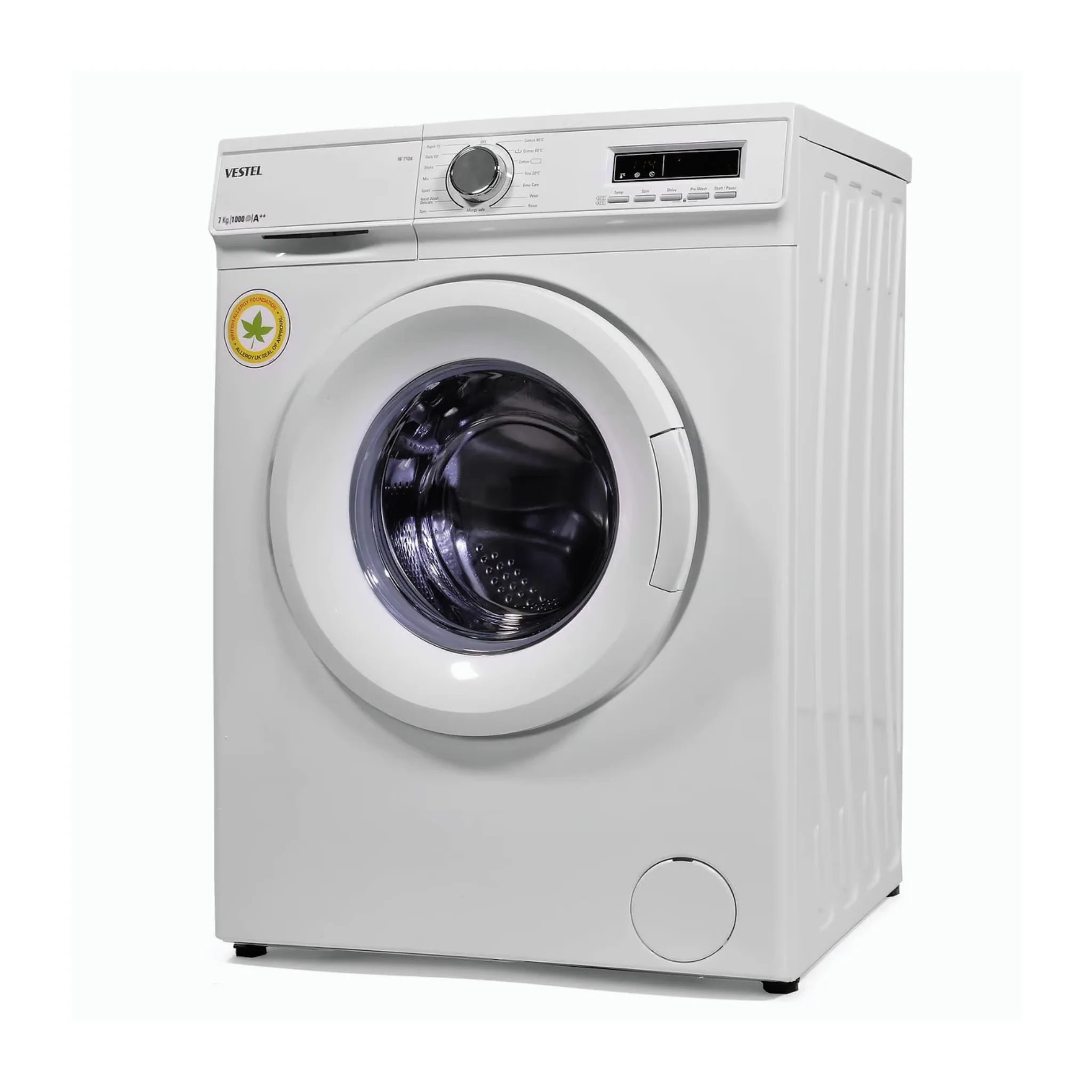 Vestel 7KG Fully Automatic Washing Machine, W7104 - Image 3