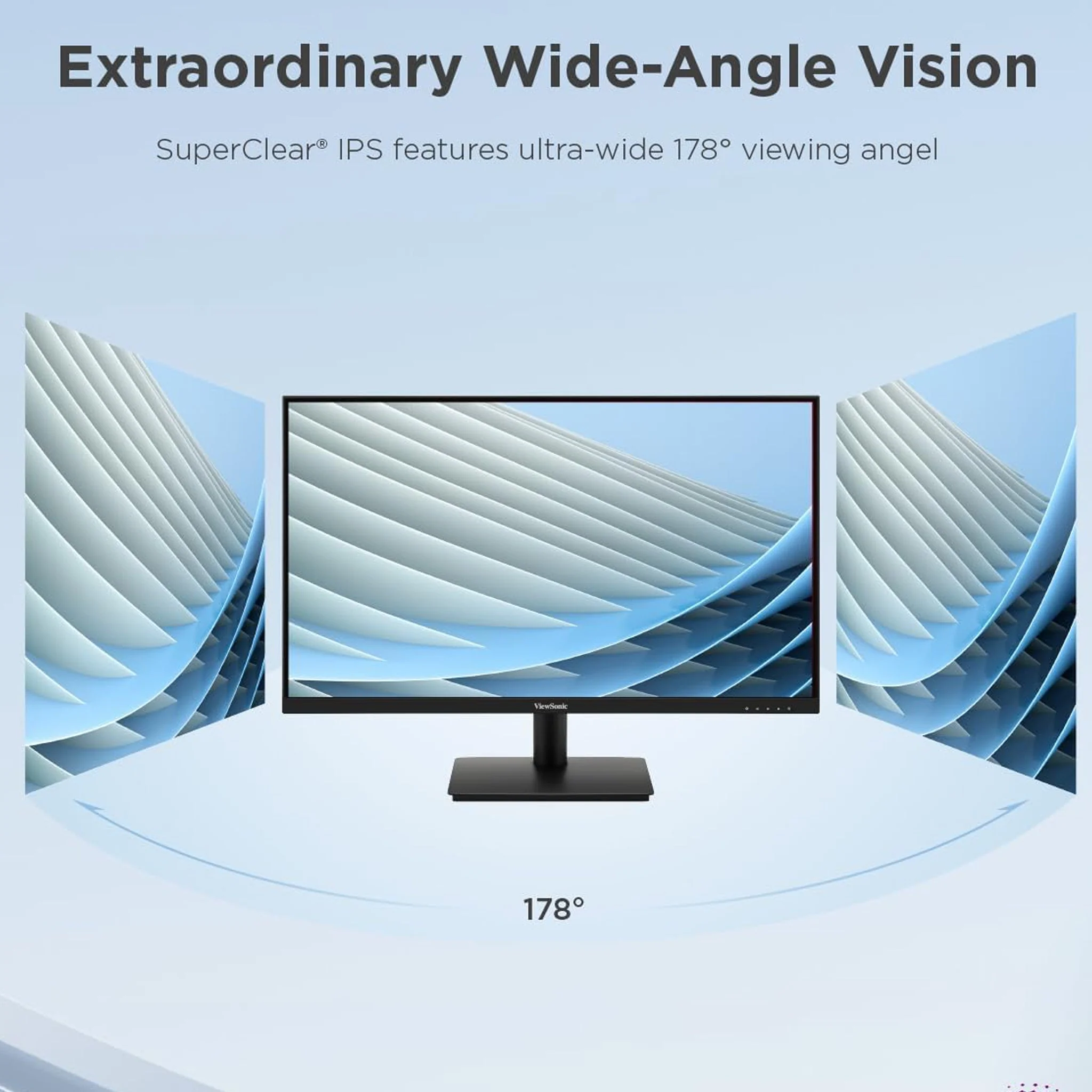 ViewSonic 27 inch Full HD Monitor - 100Hz, VA270-H - Image 4