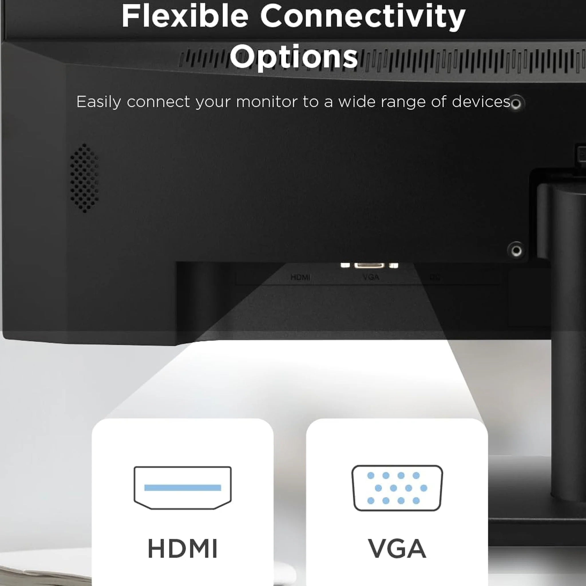 ViewSonic 27 inch Full HD Monitor - 100Hz, VA270-H - Image 7