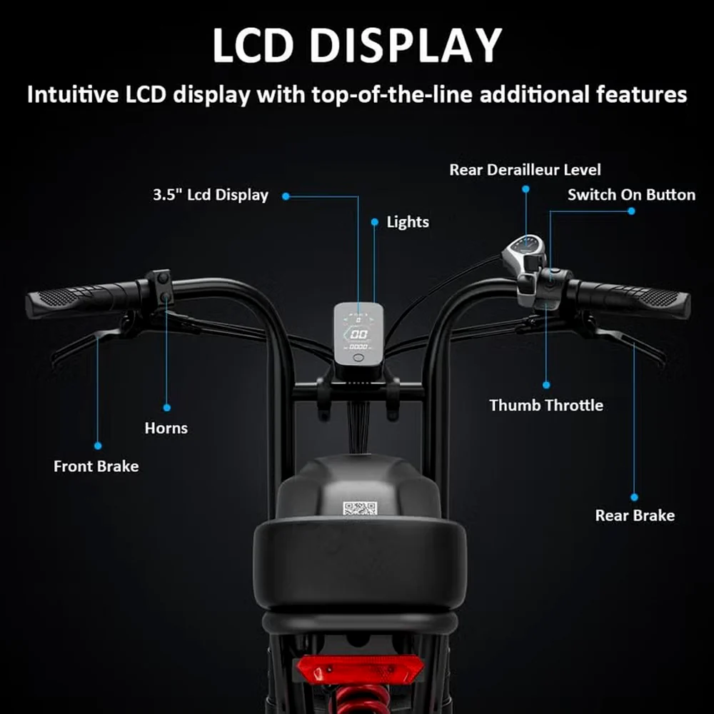 Wind Horse D5 Electric Bike, D5 - Image 5