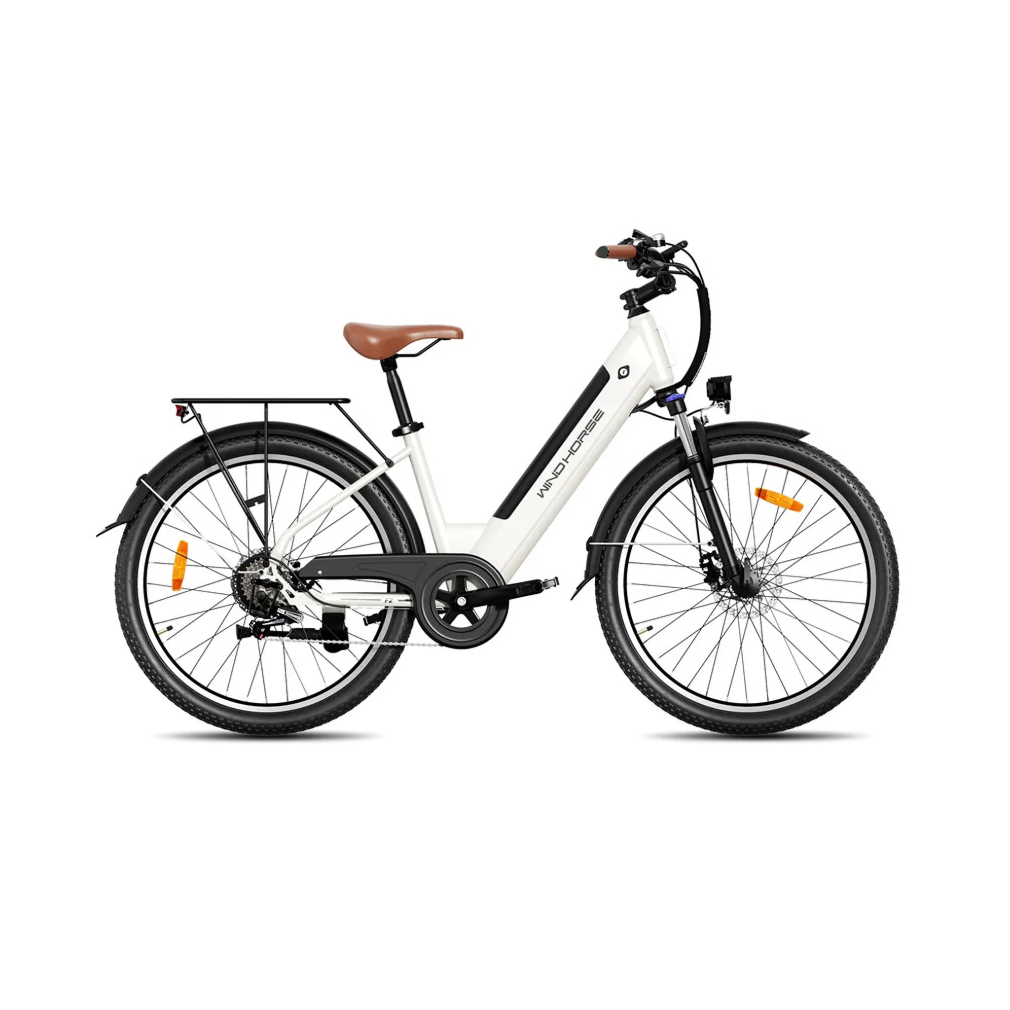 Wind Horse F2 Urban Commuter E Bike, F2 - White