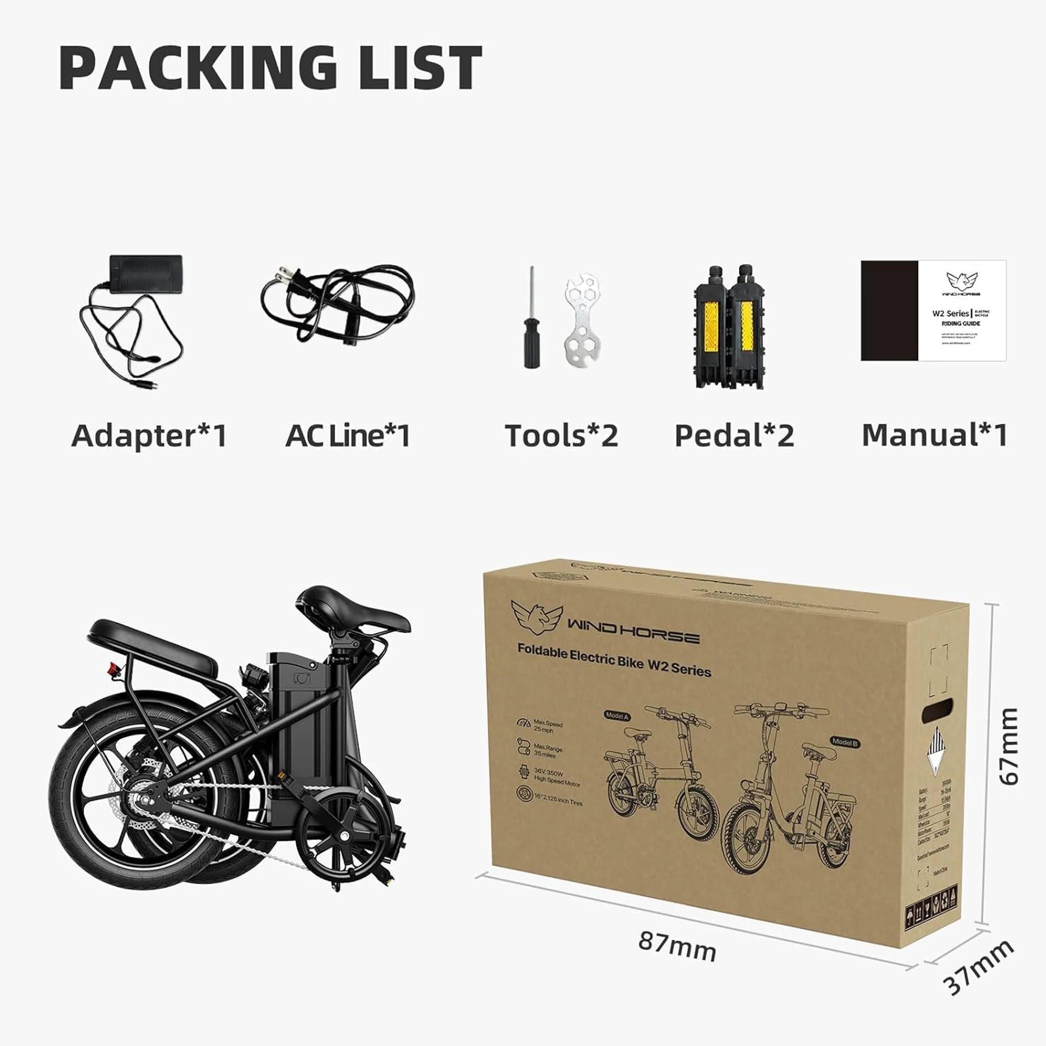Wind Horse W2 B Electric Bike, W2 B - Image 9