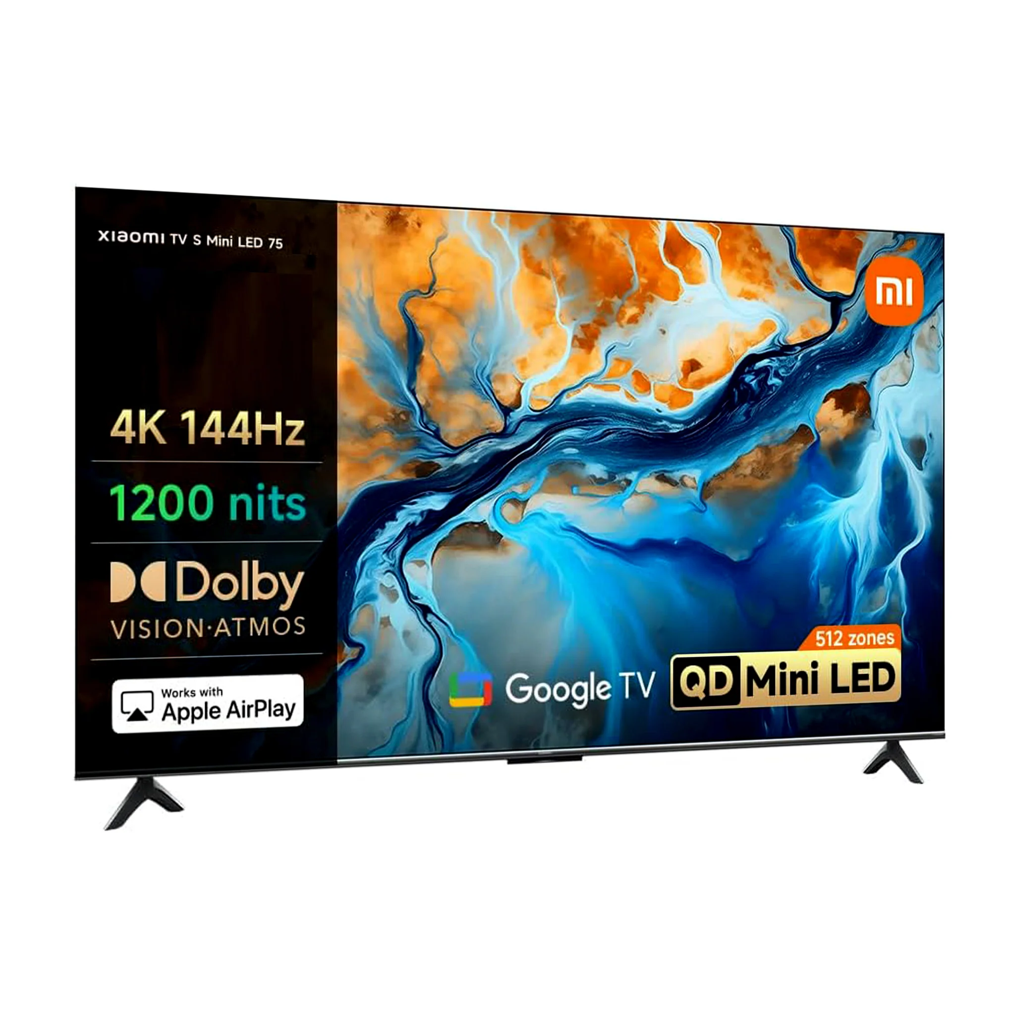 Xiaomi 75 inch Android Smart QLED Mini LED TV - 4K, L75MA-SPLME - Image 3