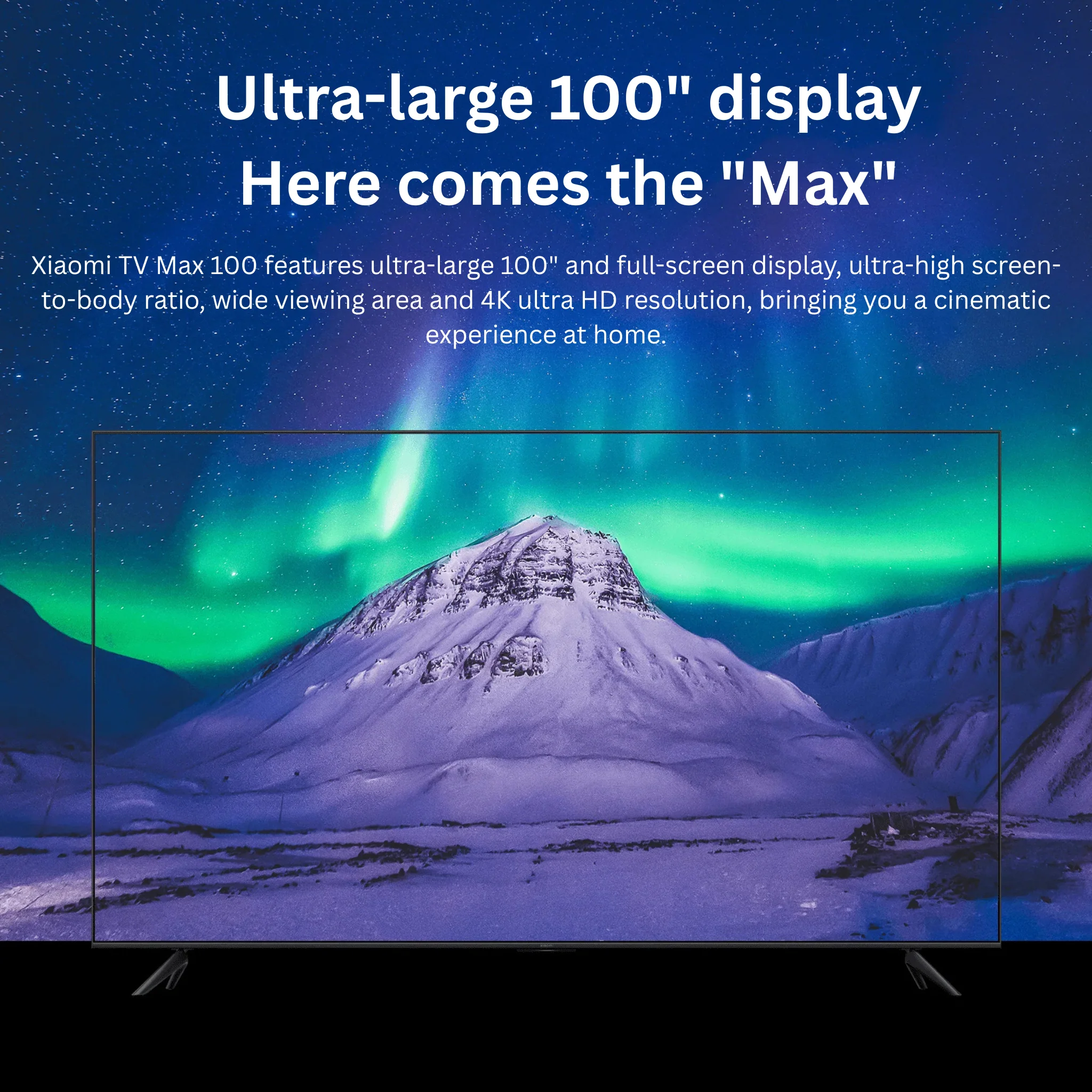 Xiaomi Mi 100 inch Android Smart QLED TV - 4K, L100MA-SP - Image 4