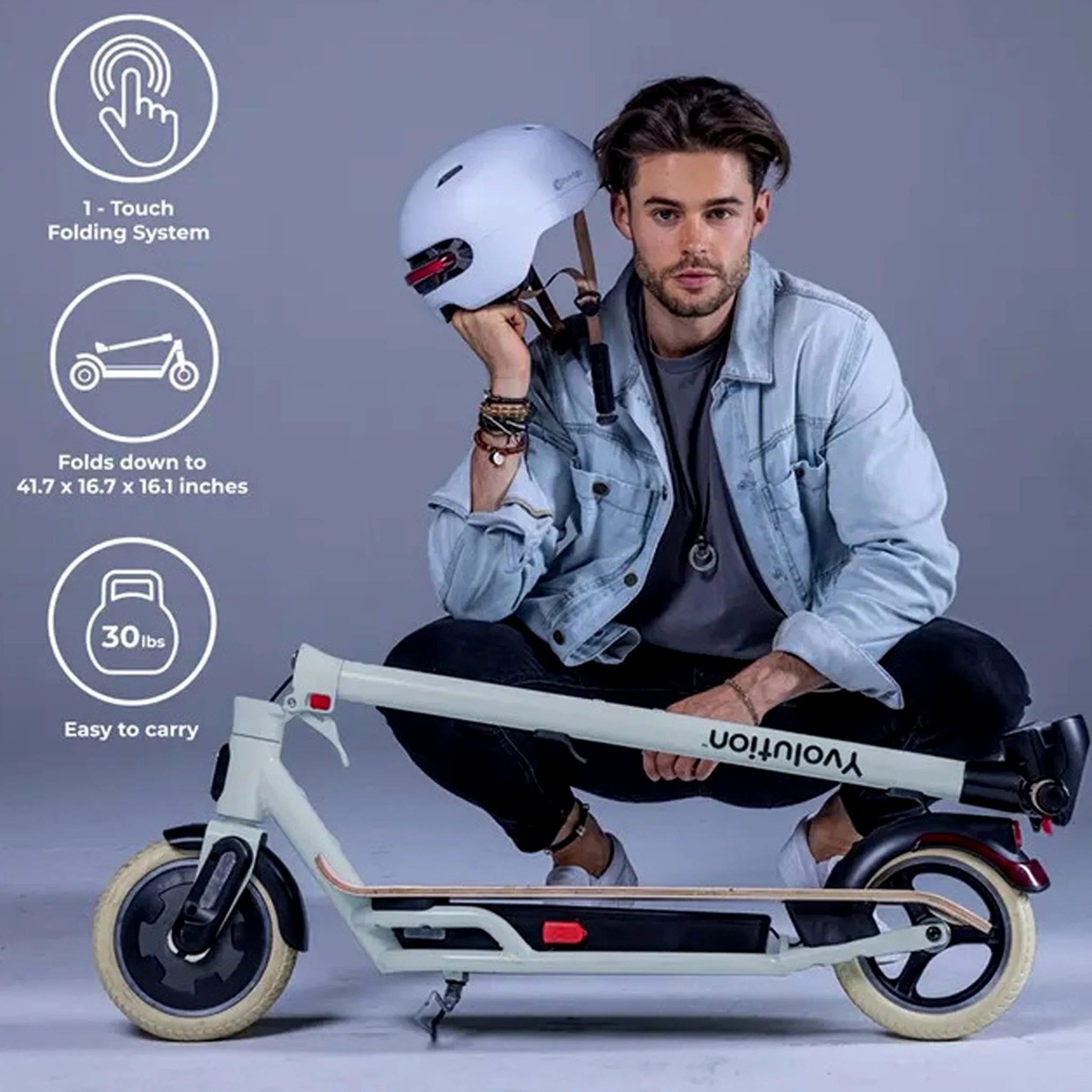 Yvolution Yes 350W Electric Kick Scooter - Image 5