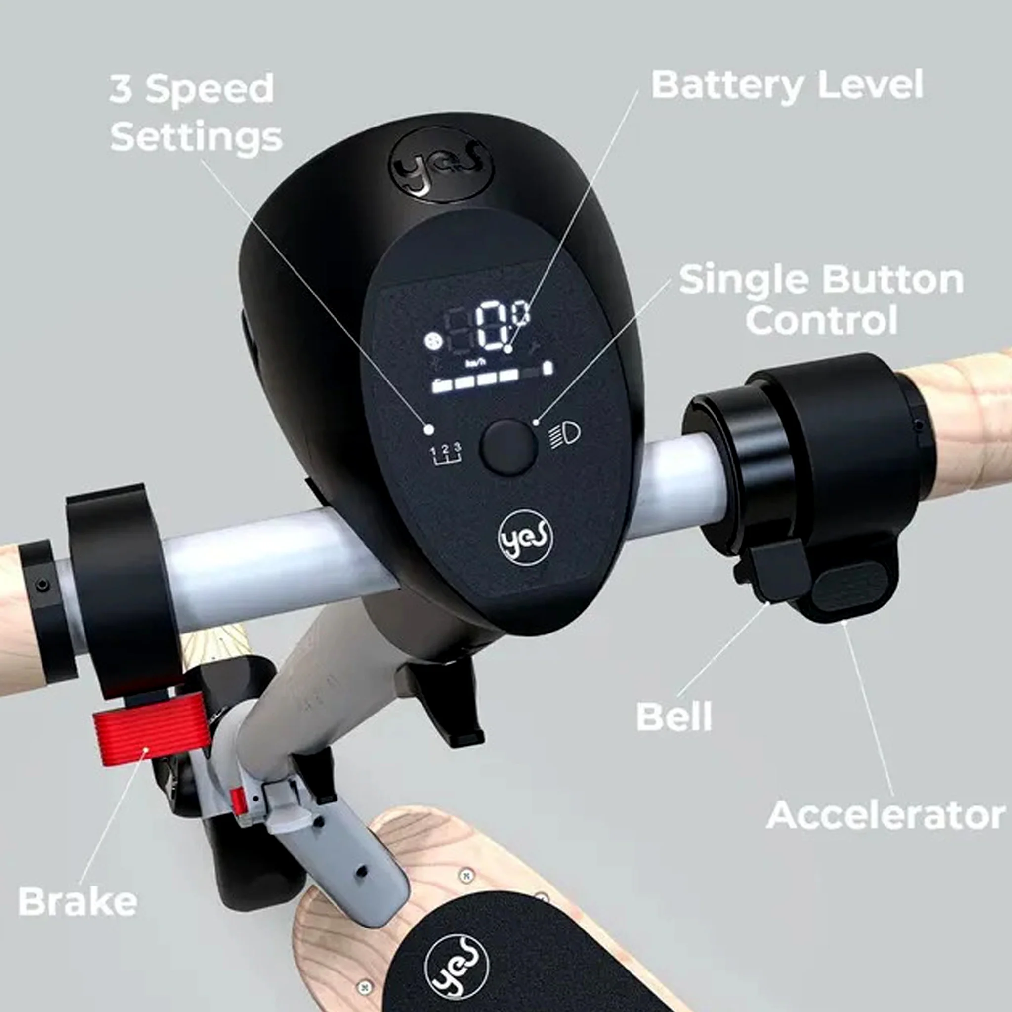 Yvolution Yes 350W Electric Kick Scooter - Image 8
